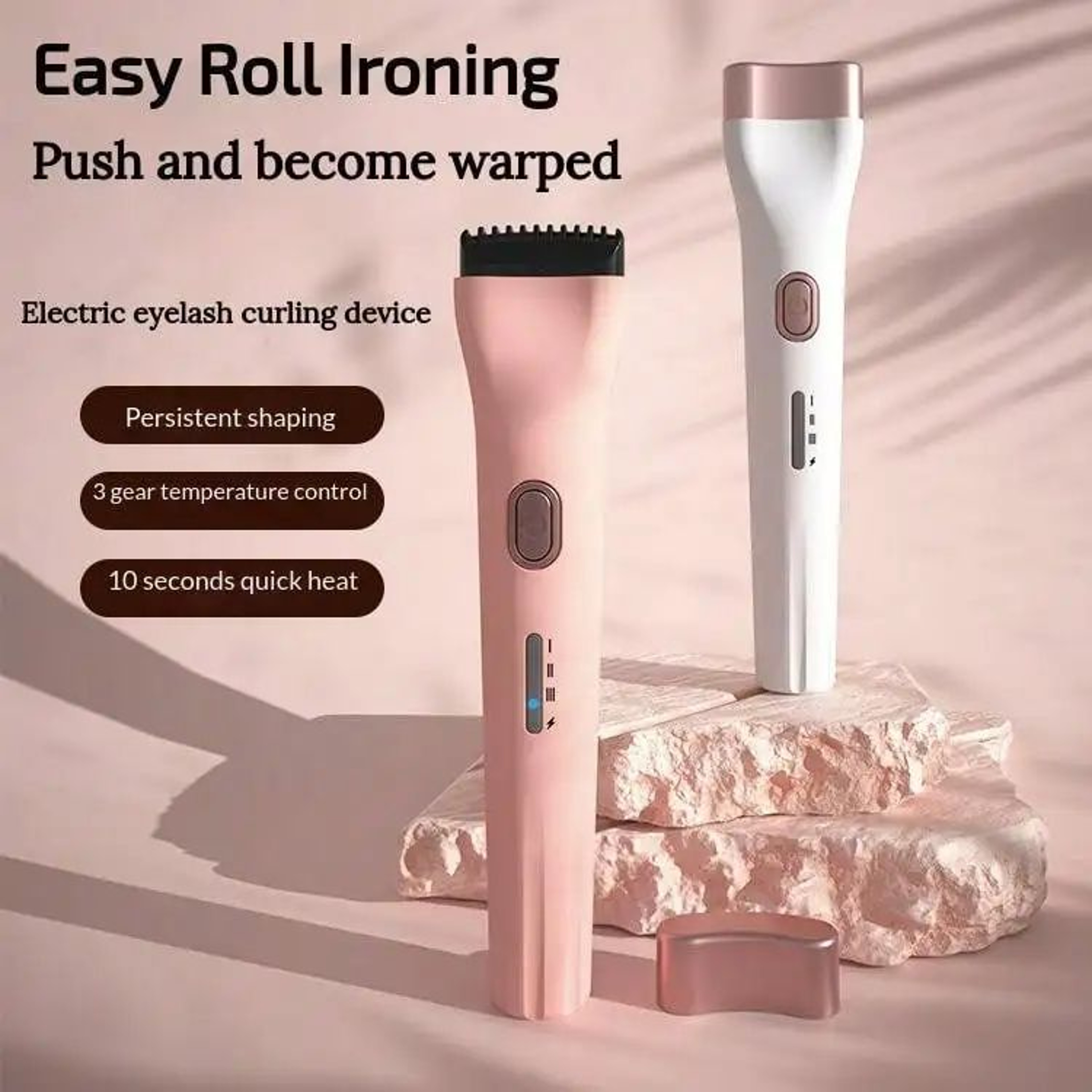 Heated Eyelash Curler USB Rechargeable Lash Curling Tool 7