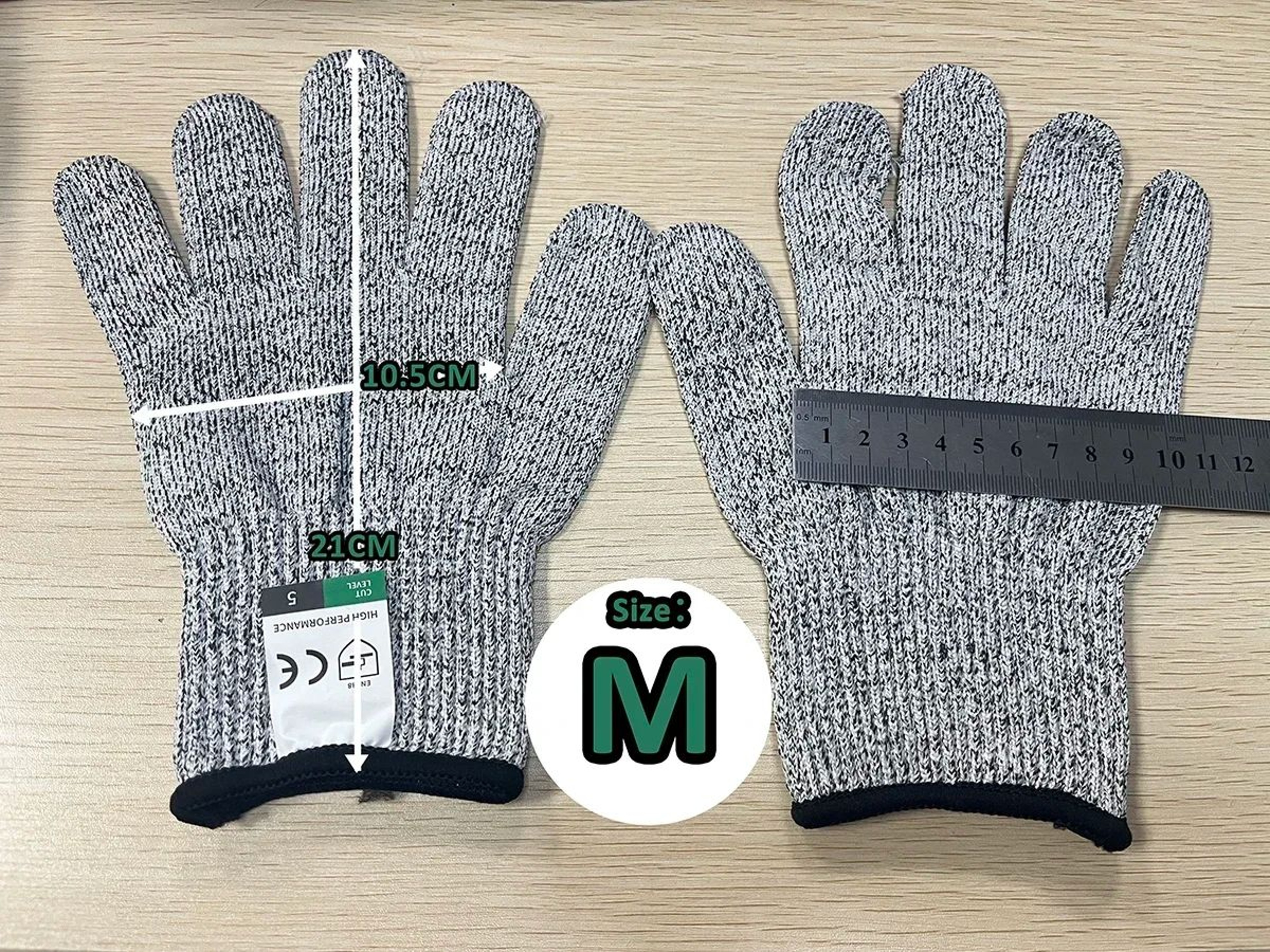 SteelGuard Level 5 Cut Resistant Gloves For Kitchen And Industrial Safety 7