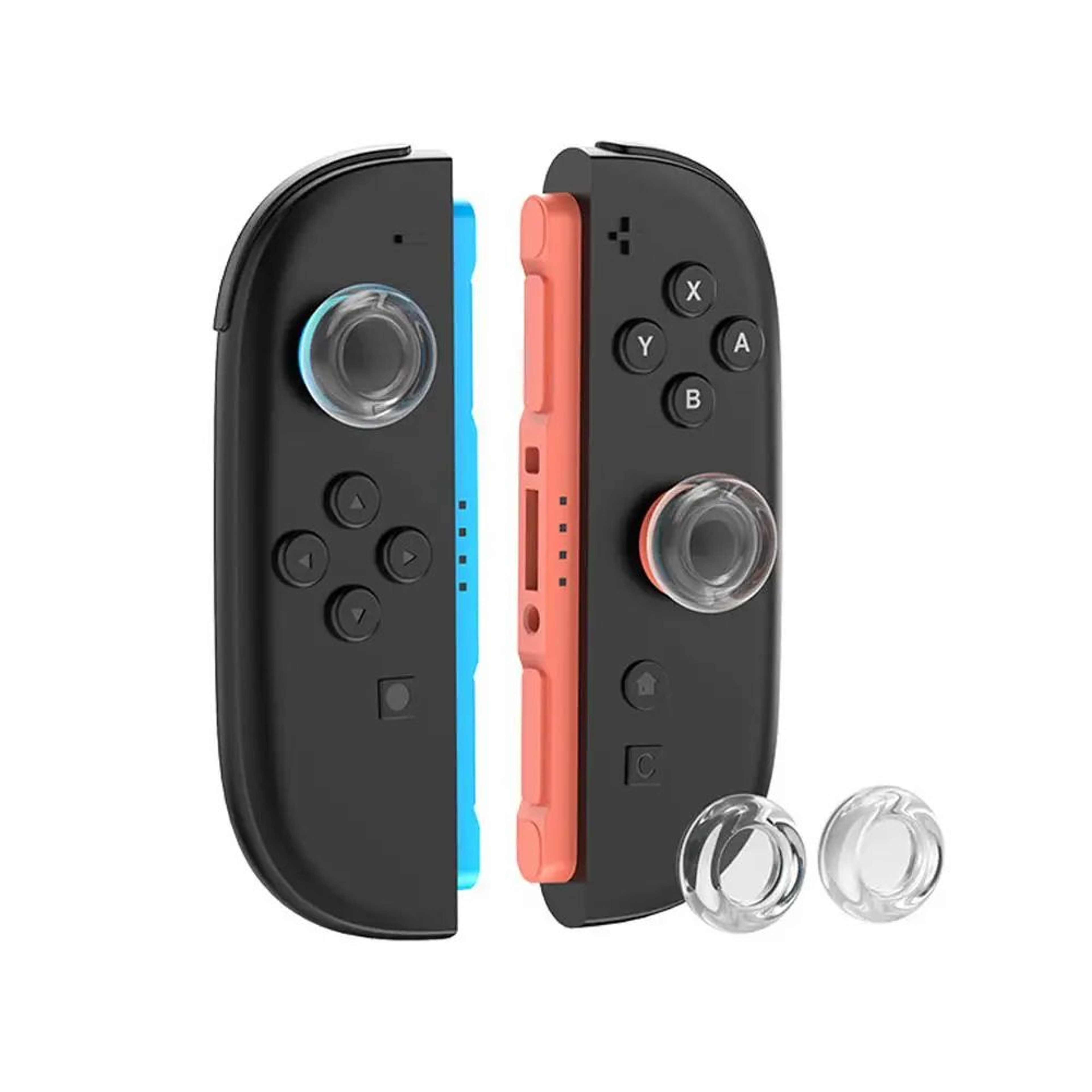 Transparent Thumb Grip Caps For Nintendo Switch Soft Silicone Joystick Covers 4