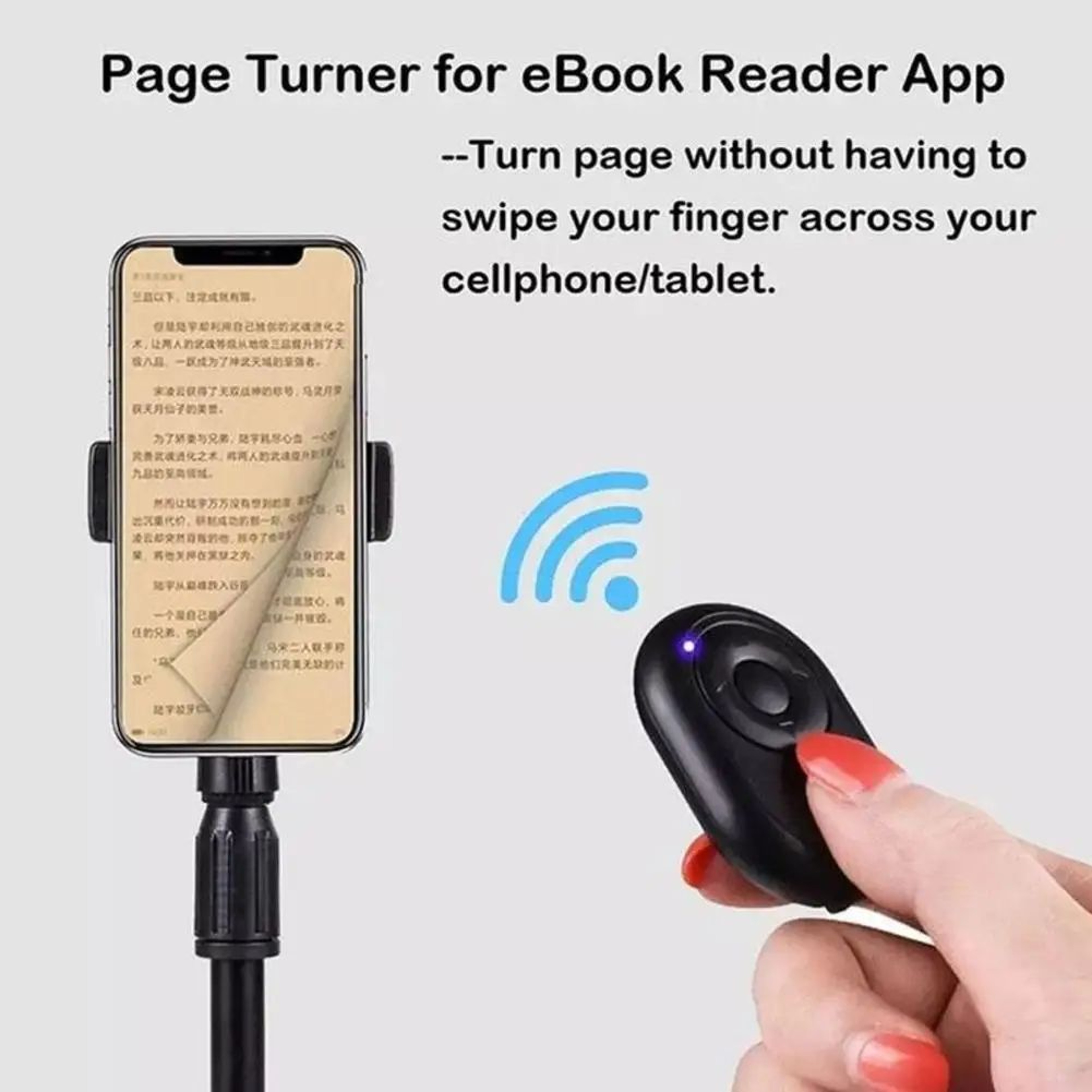 Bluetooth Remote Shutter Camera Clicker Wireless Self Timer For IPhone And Android 2