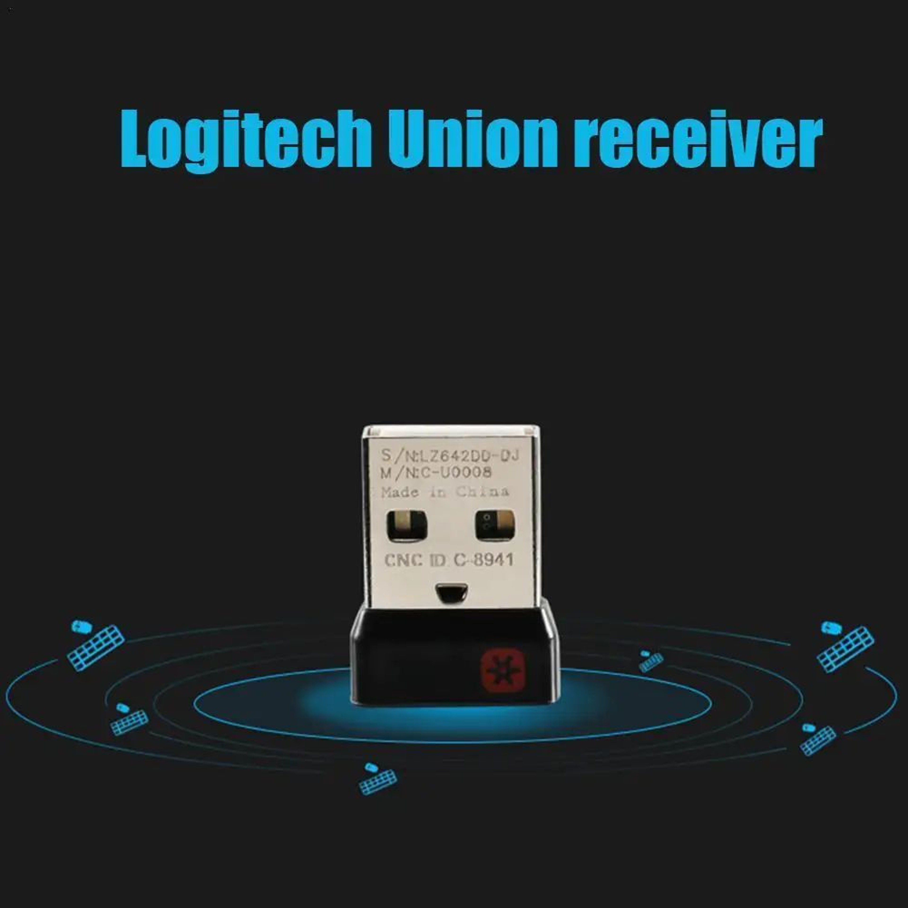 Wireless USB Receiver For Mouse And Keyboard Multi Device Adapter 0