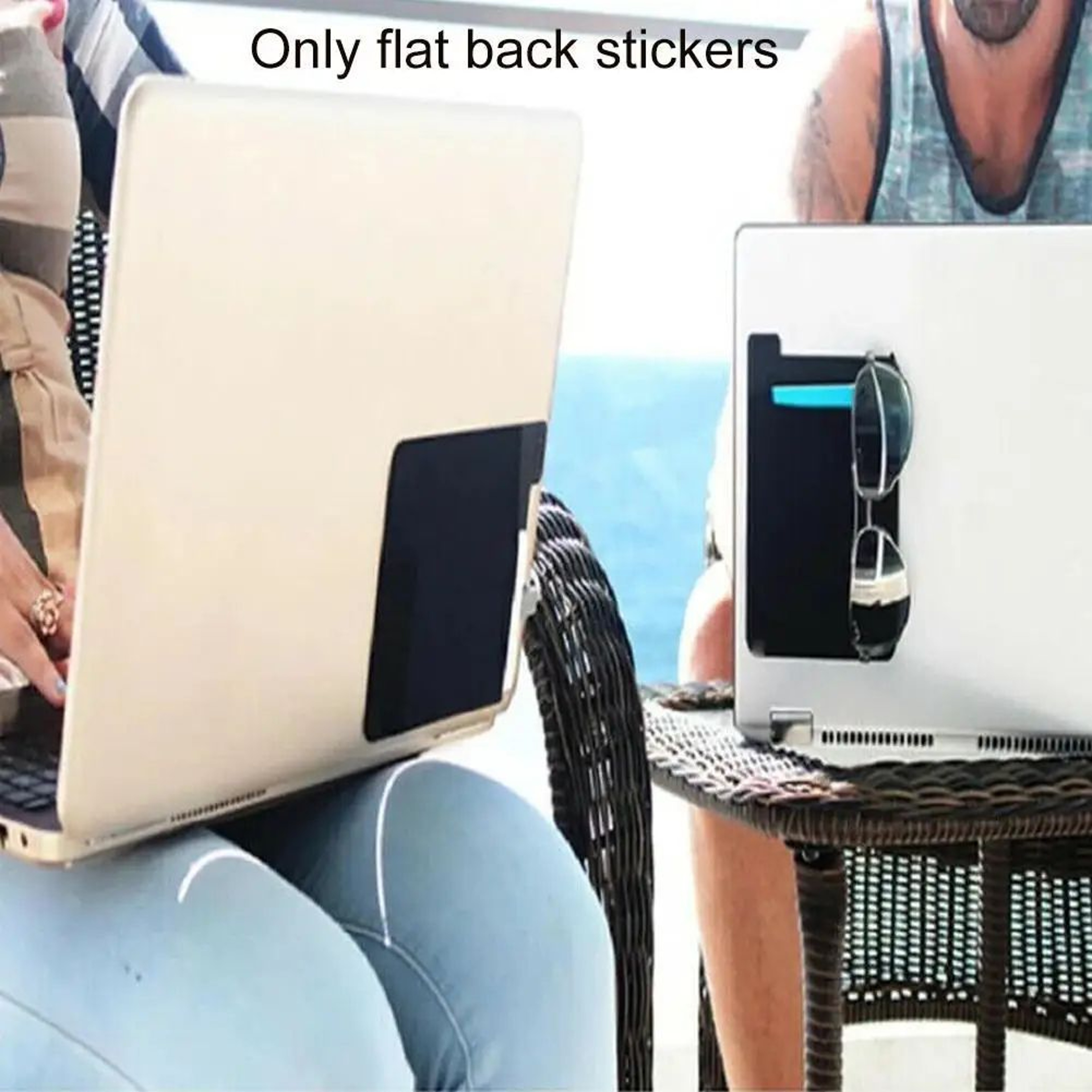 Adhesive Laptop Storage Pocket Organizer Sleeve 3