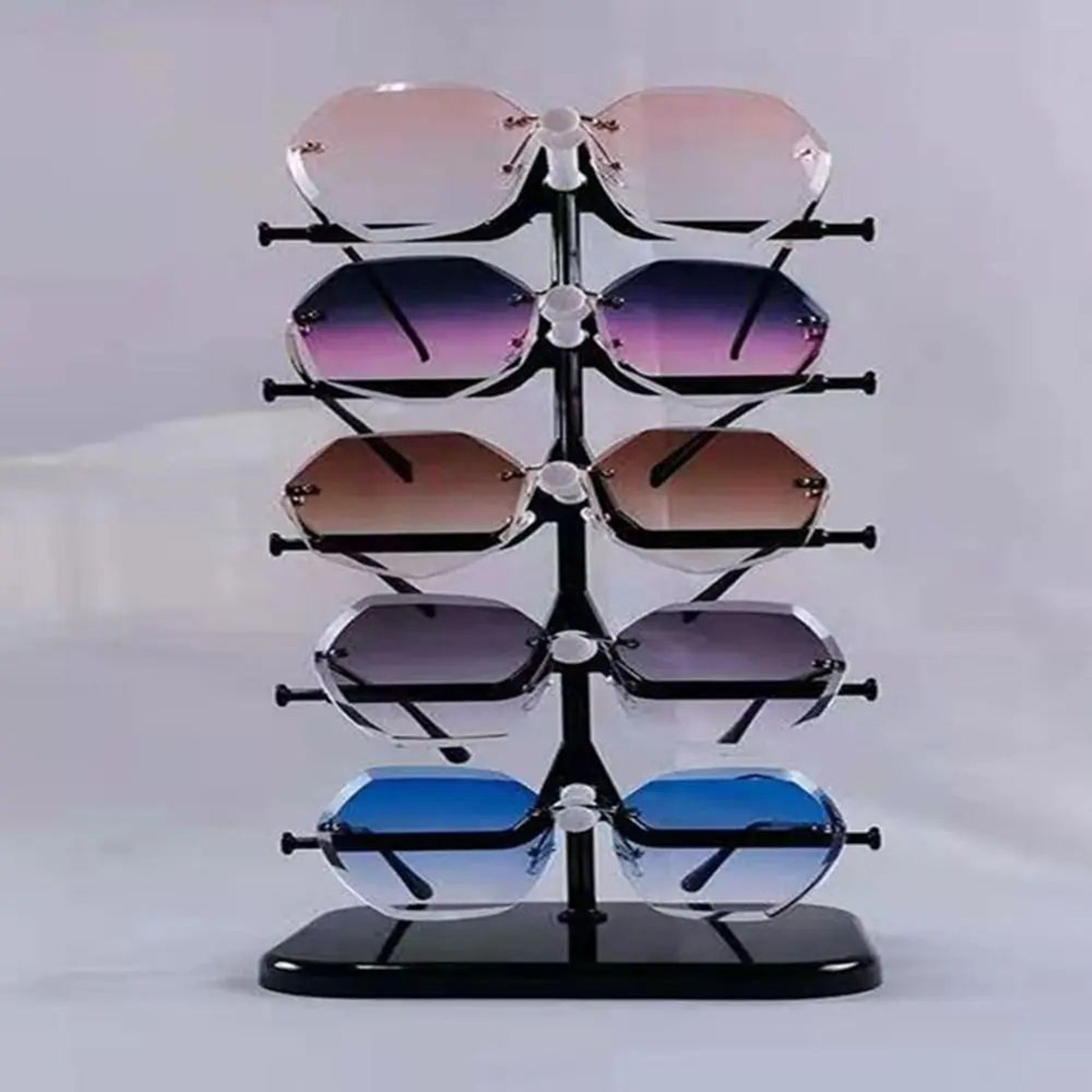 5 Layer Eyeglasses Display Stand Organizer Rack 2