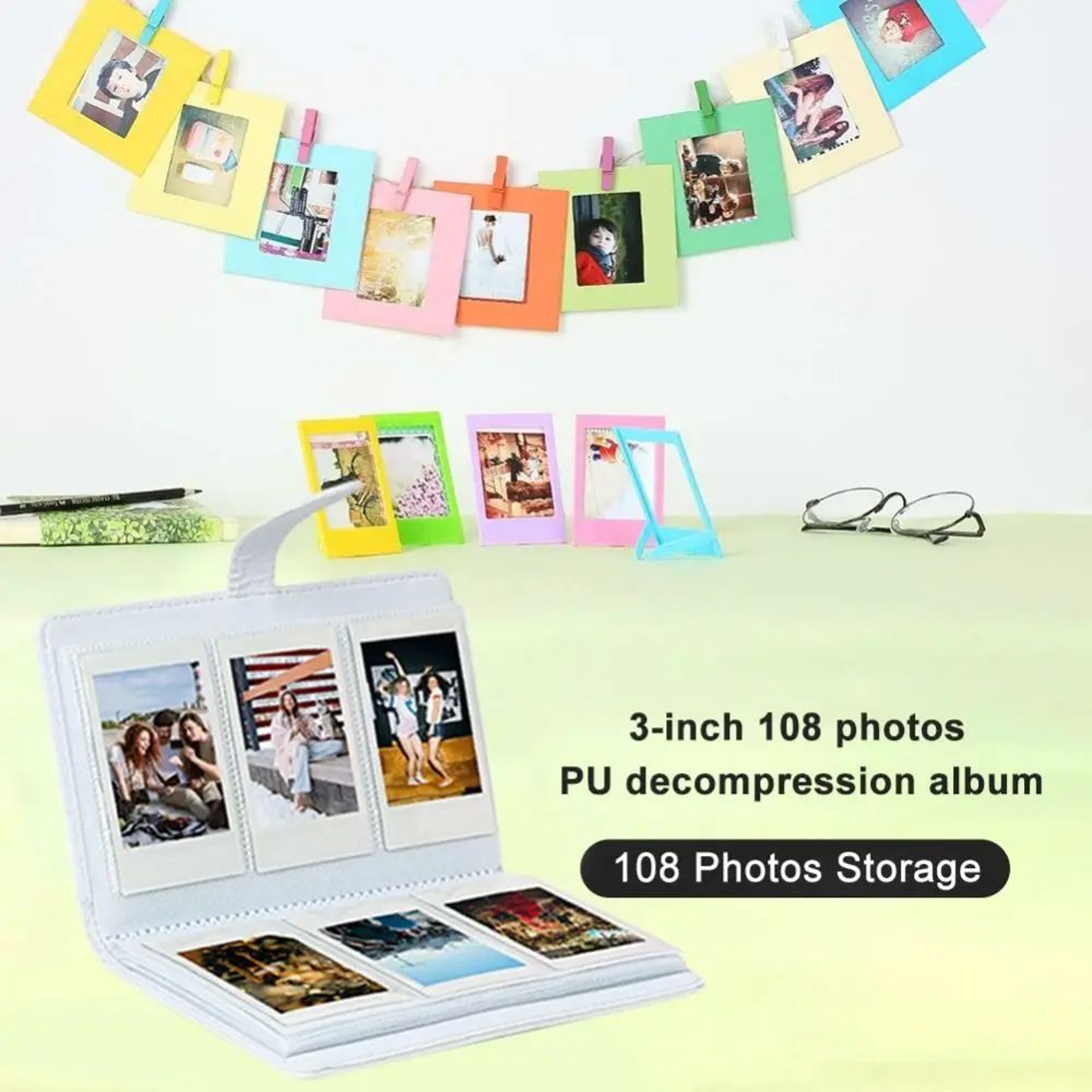 PU Leather Instax Mini Photo Album Storage Book 2