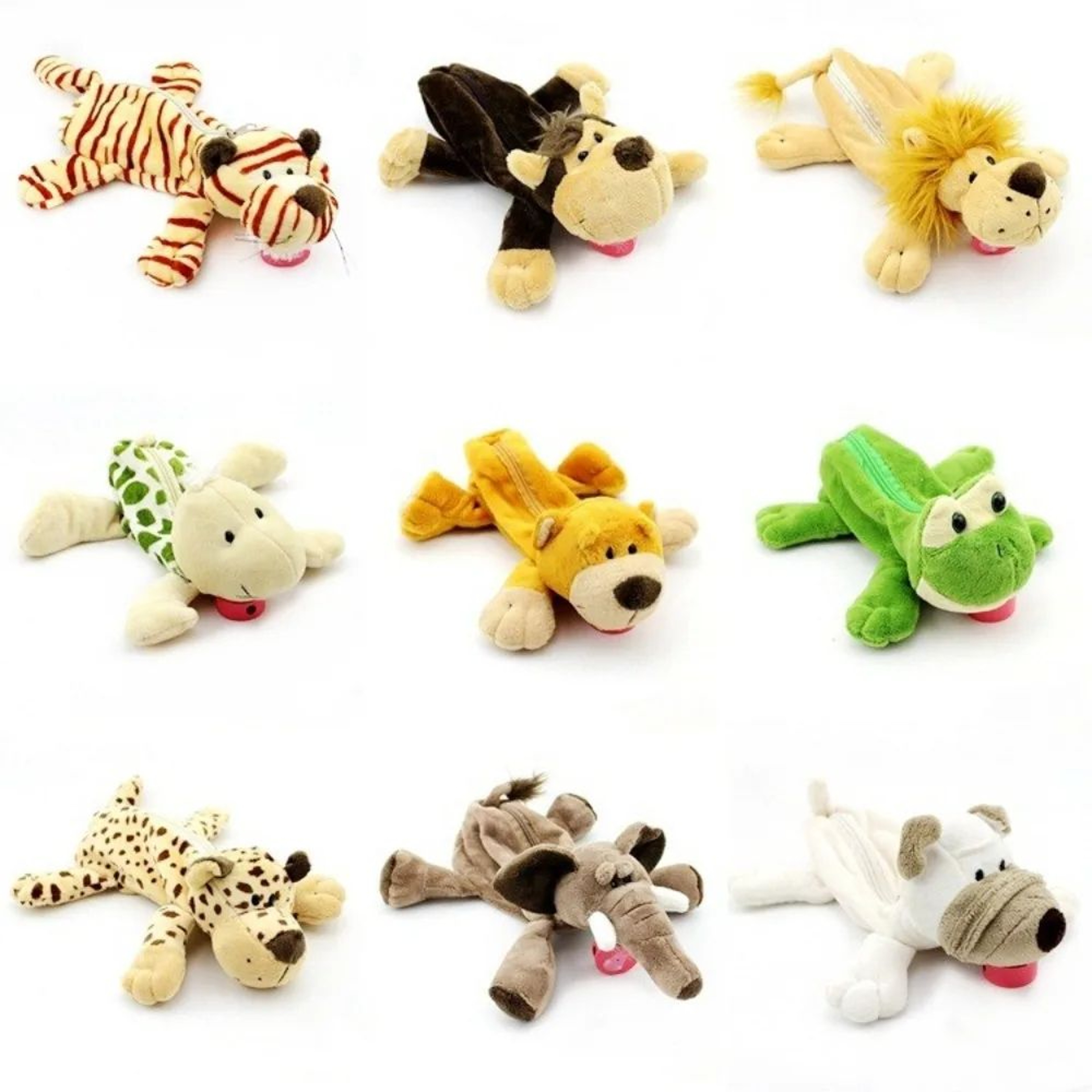 Cute Plush Animal Pencil Case Organizer 0