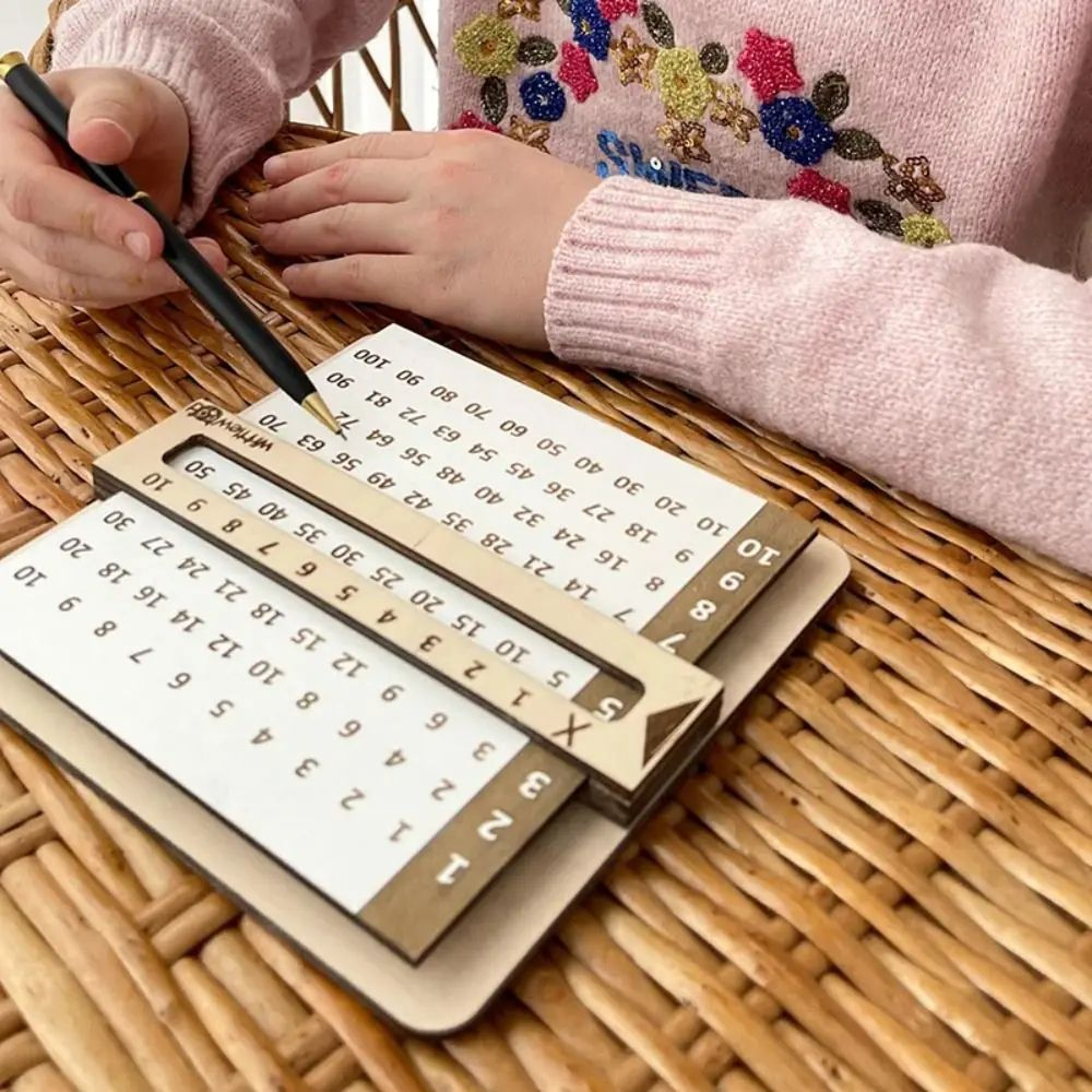 Wooden Montessori Multiplication Learning Board 1