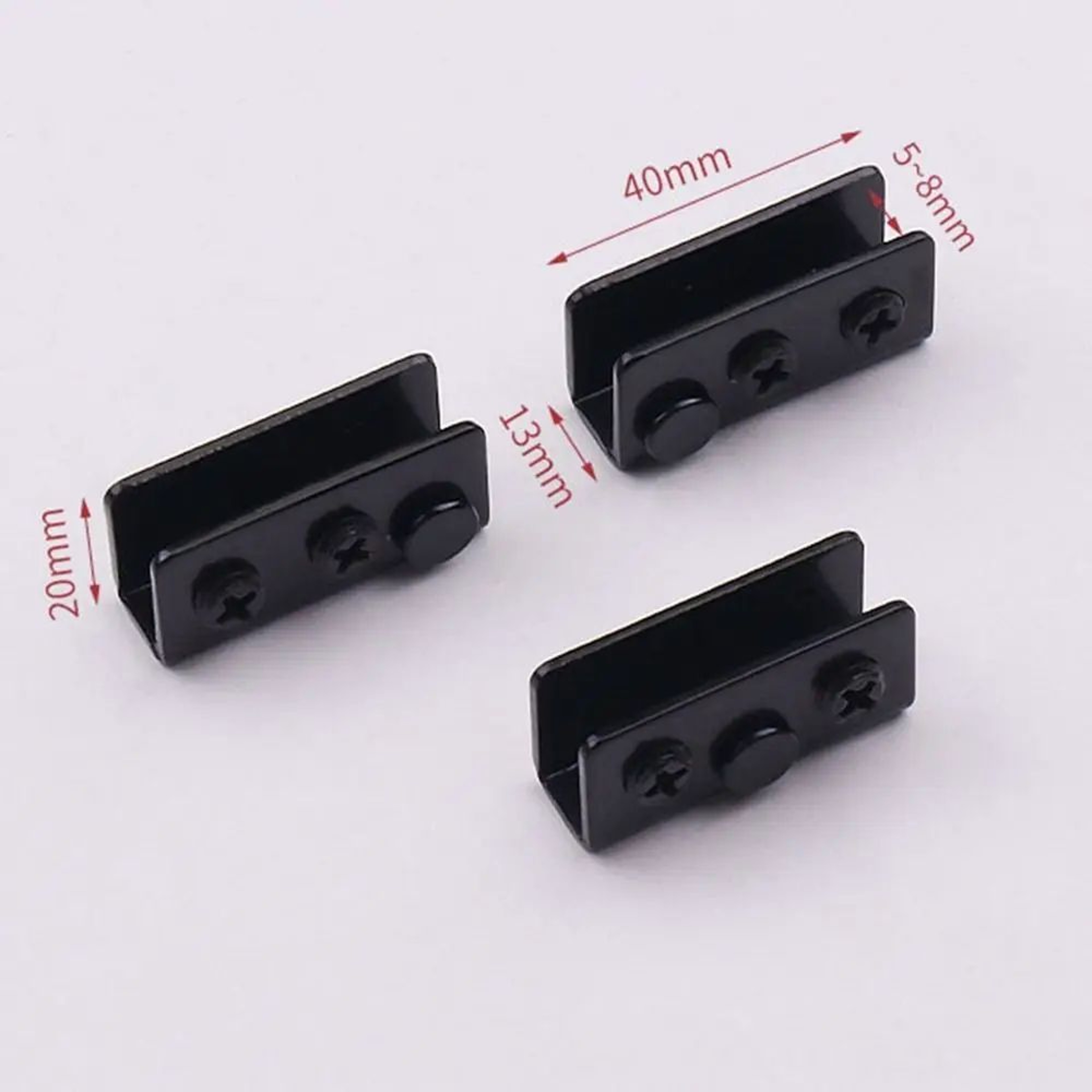 Glass Door Hinge Set For Wine Cabinet And Display Cabinets 3