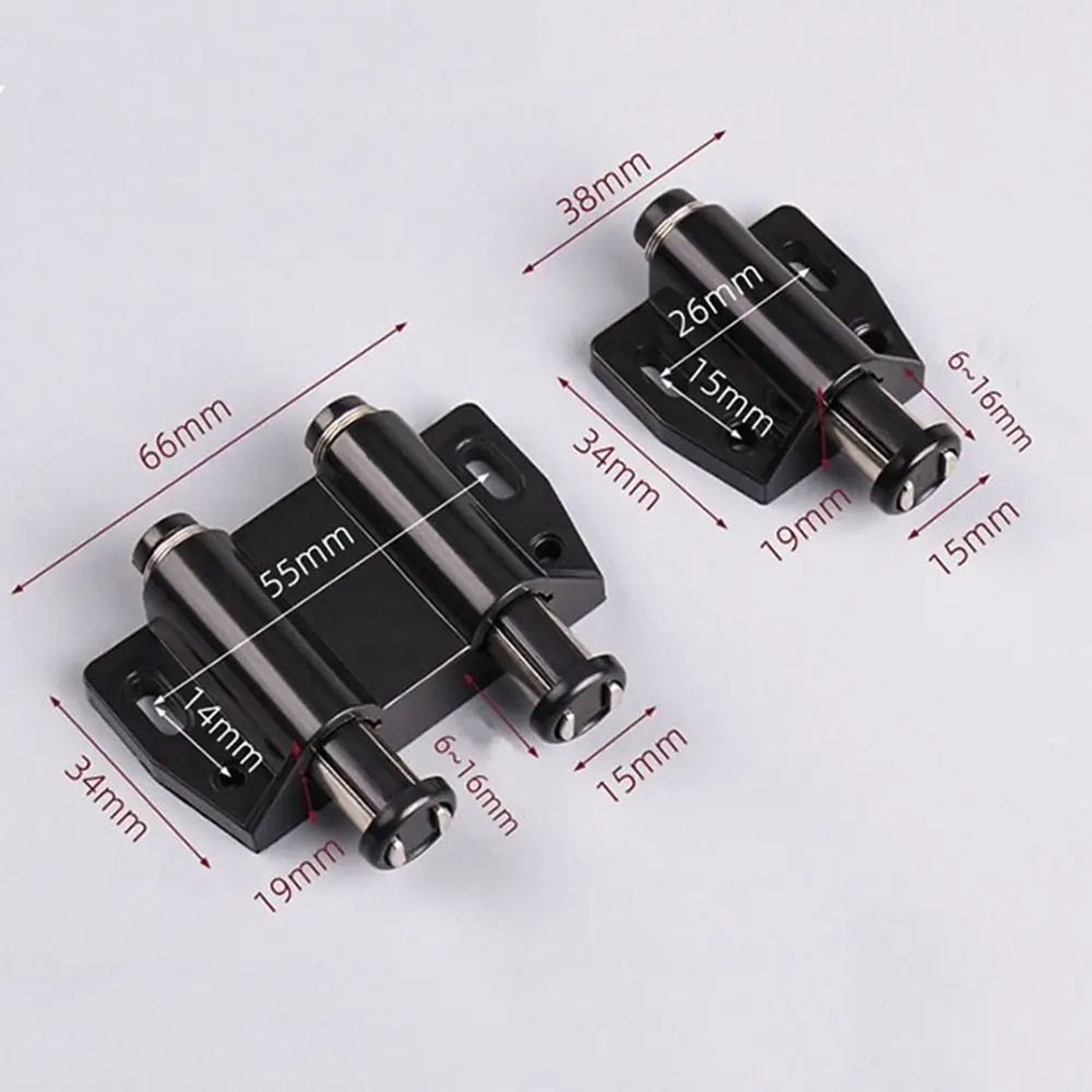 Glass Door Hinge Set For Wine Cabinet And Display Cabinets 4