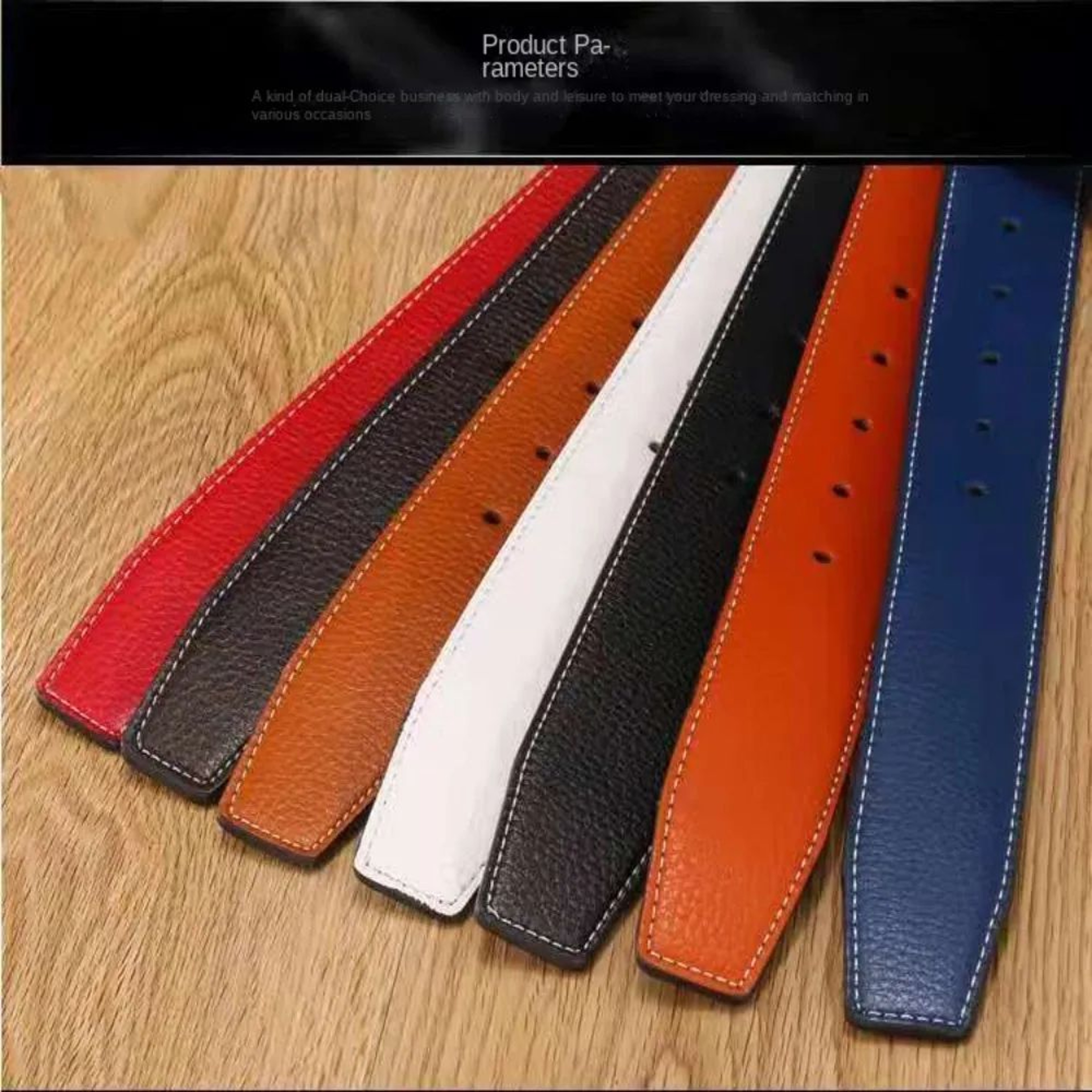 Genuine Leather Belt Strap Replacement For Jeans And Trousers 4