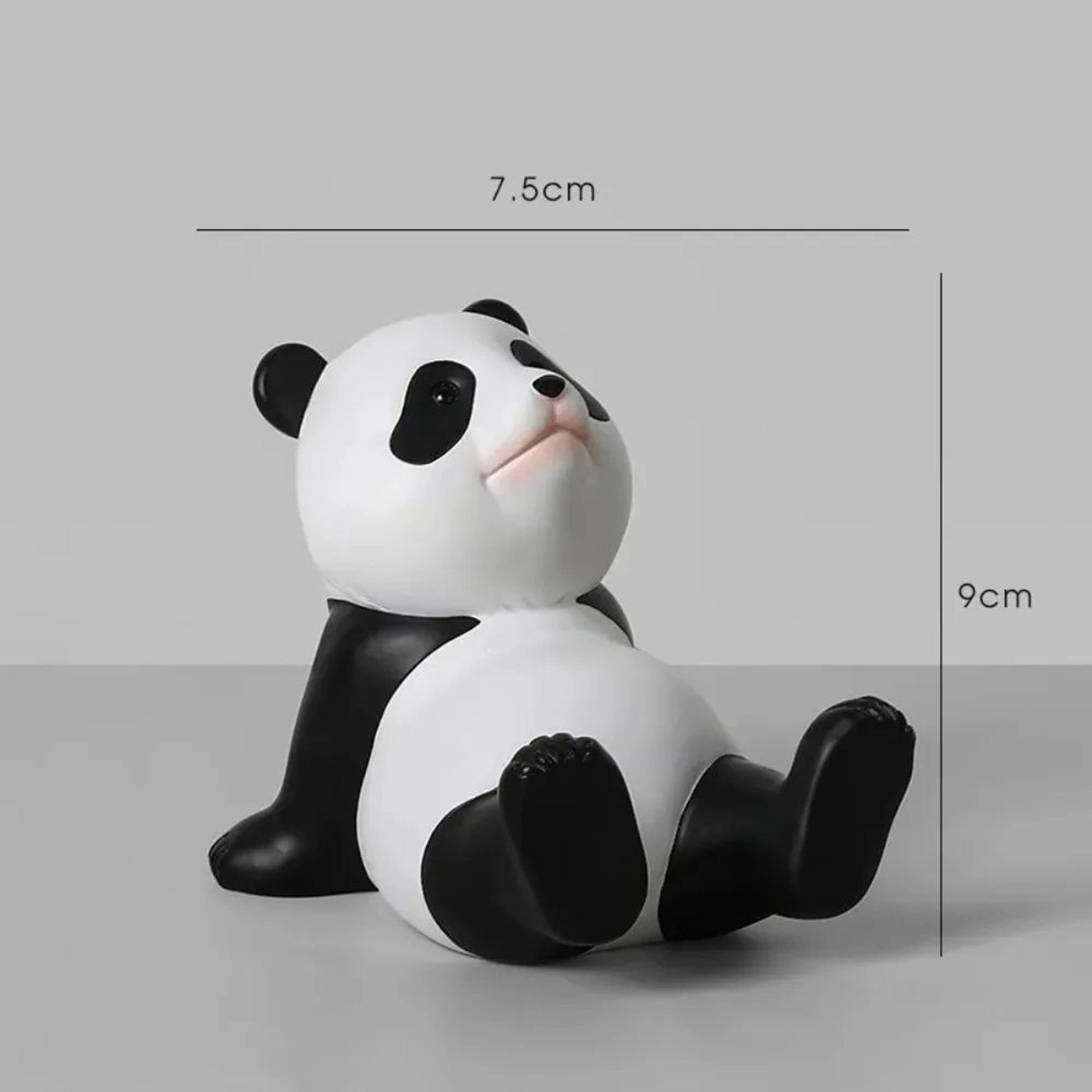 Panda Phone Holder Desk Decor Sculpture 6