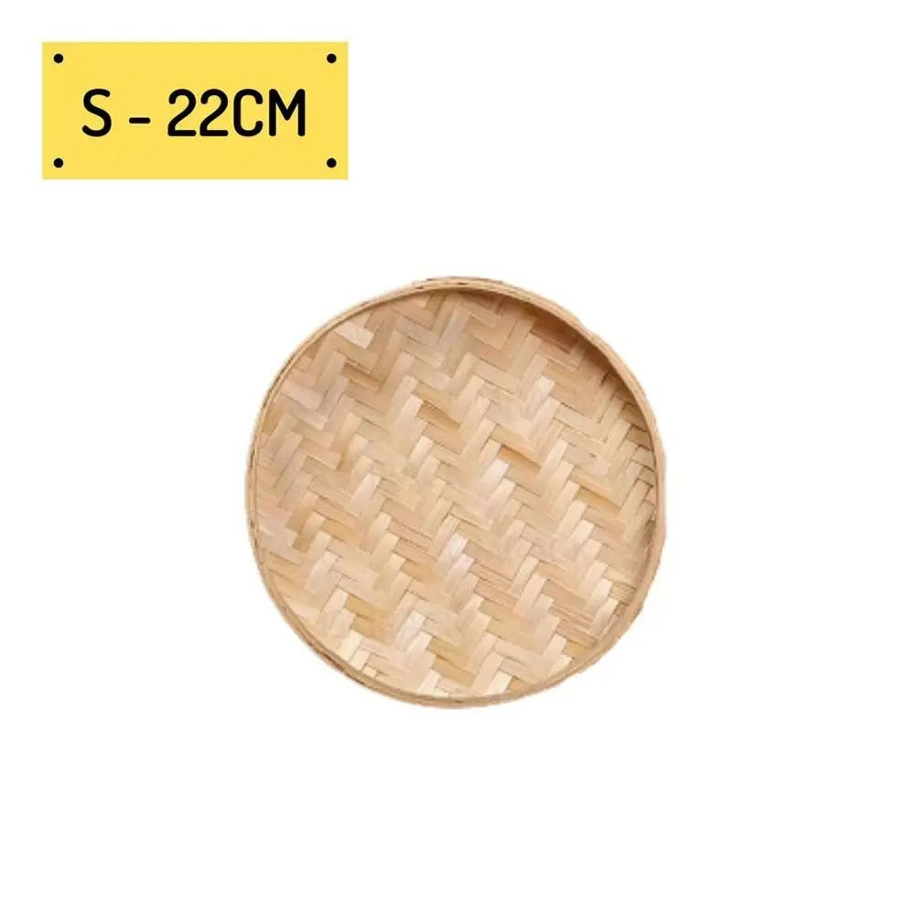 NatureWeave Bamboo Fruit Bread Basket Tray 6