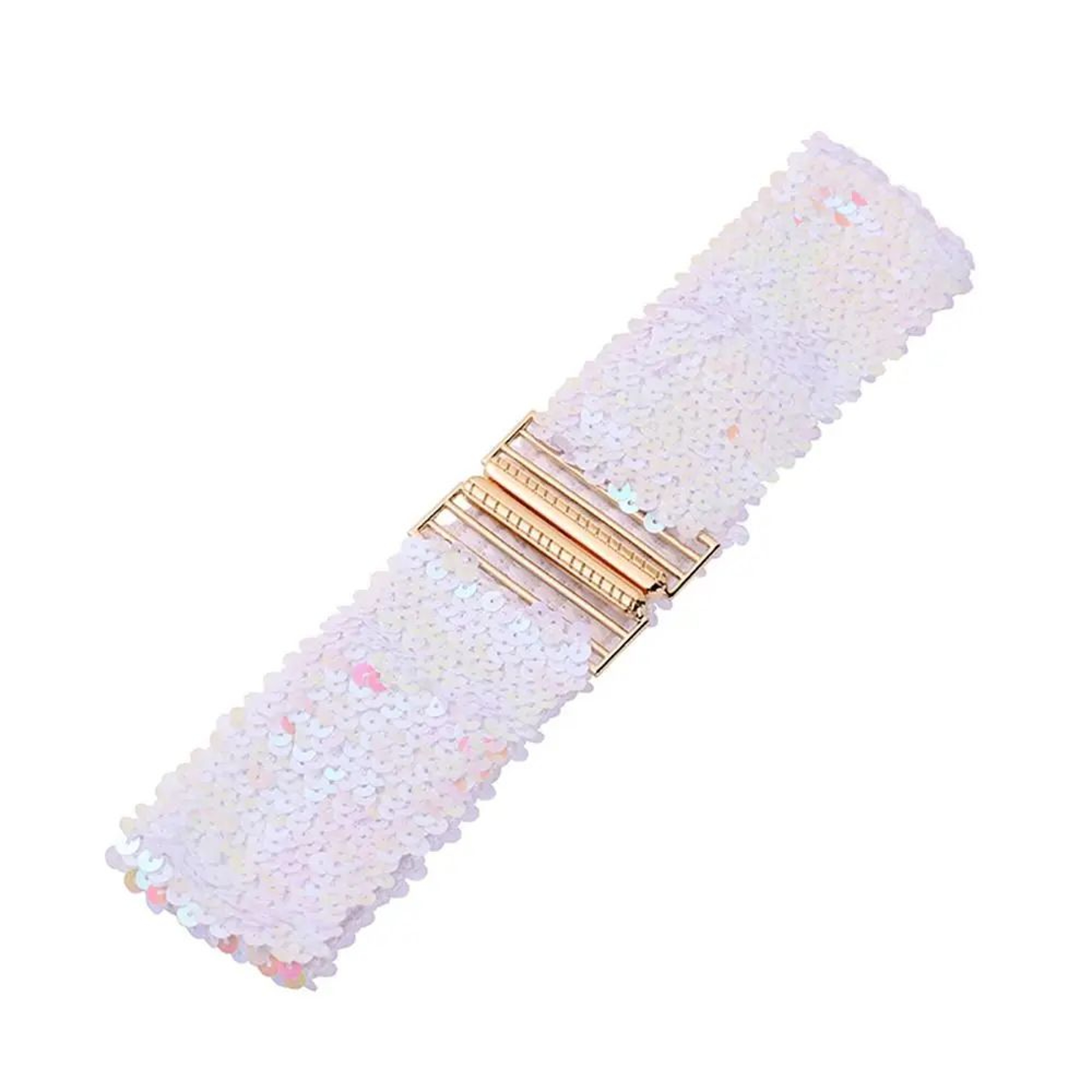 GlamCurve Sequin Stretch Waist Belt 10