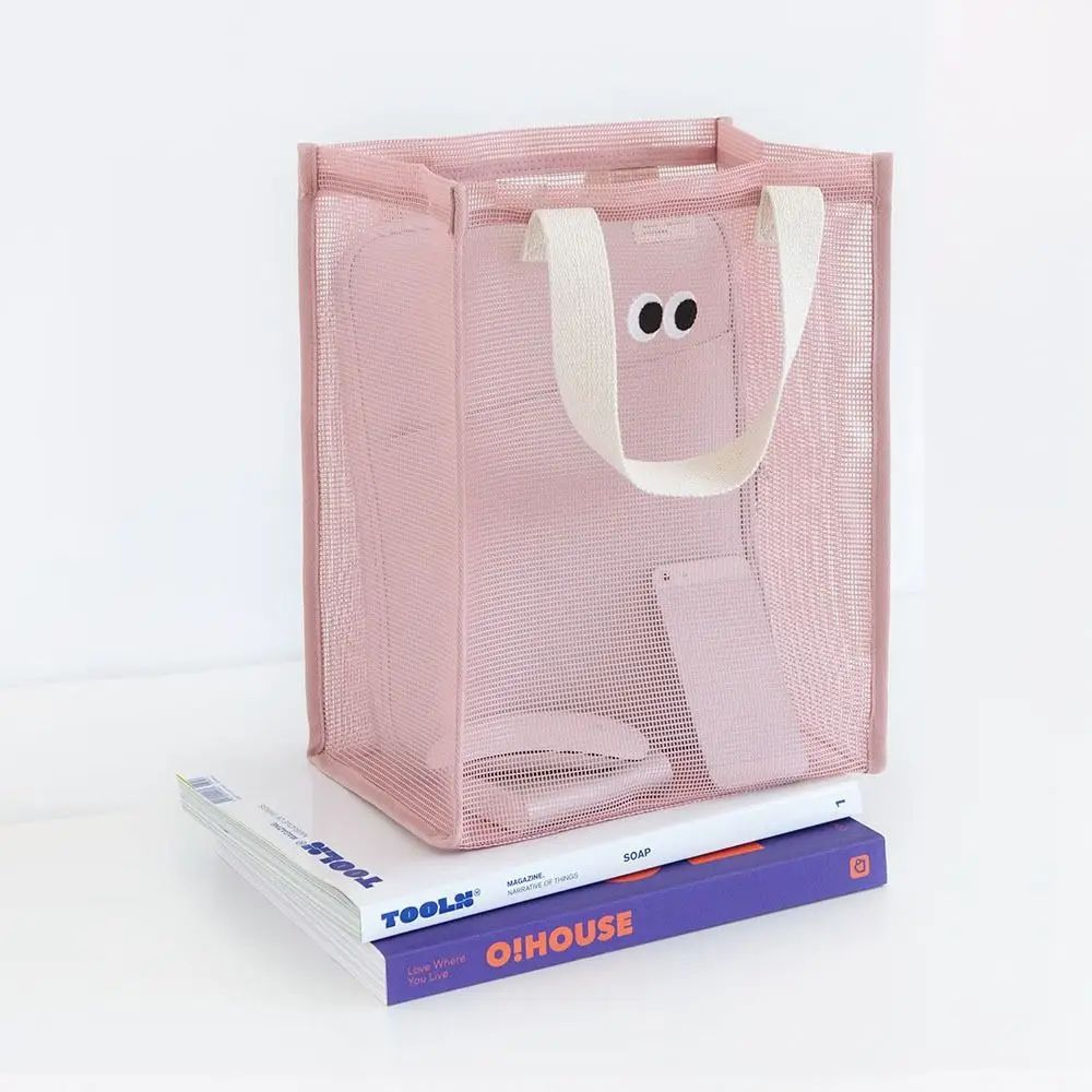 Big Eyes Mesh Beach Storage Bag 4
