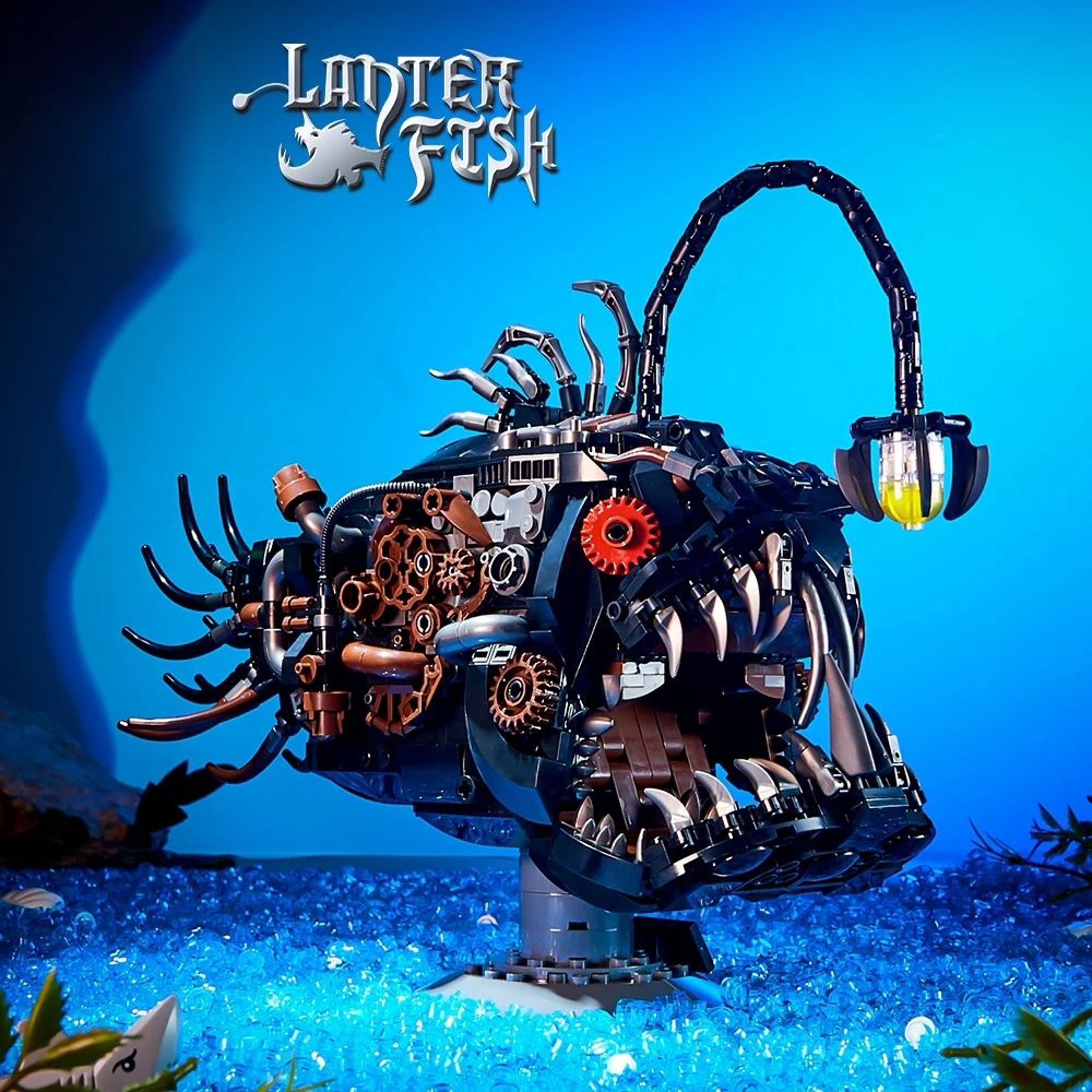 Mechanical Lantern Fish Building Blocks Set 0
