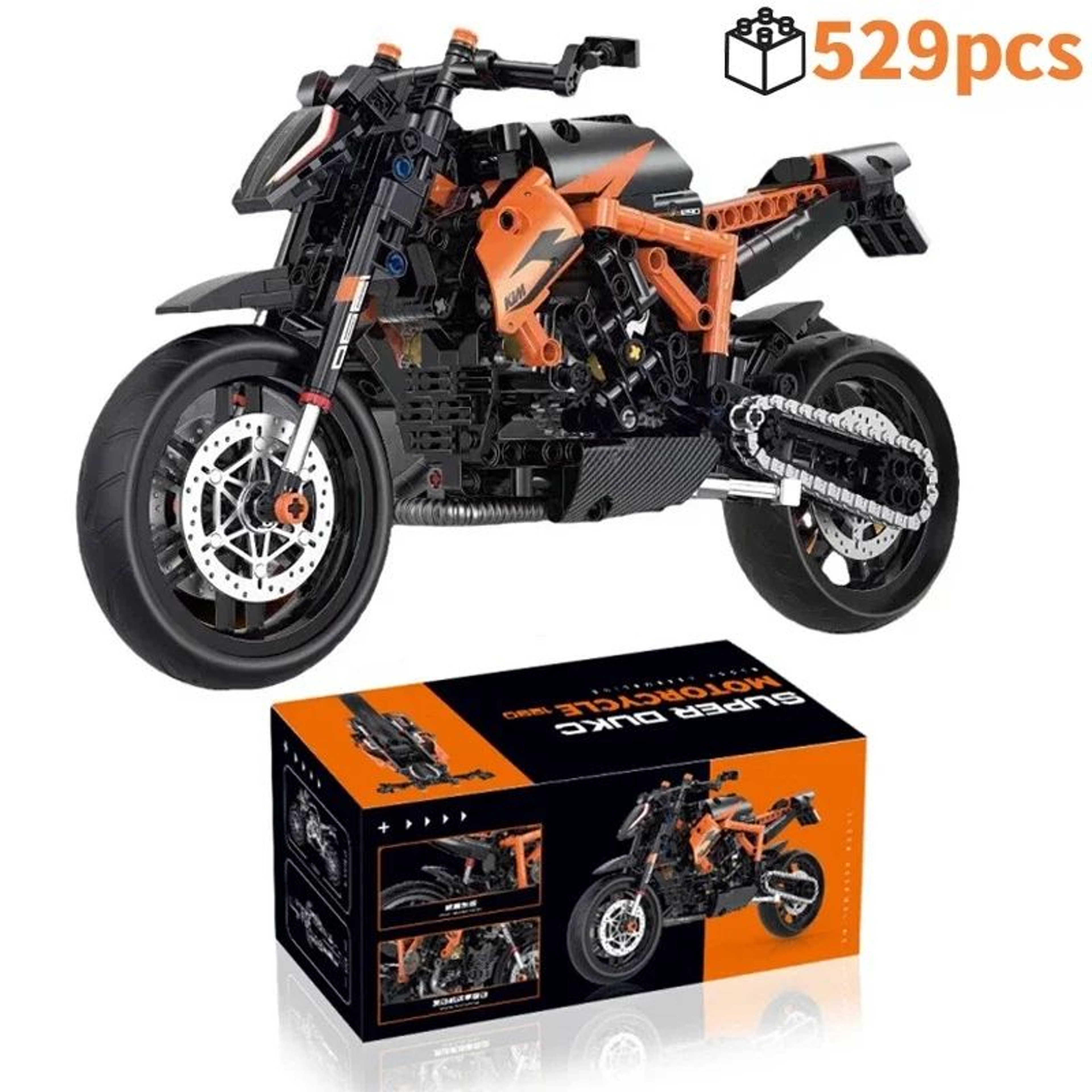 Technical Motorcycle Building Blocks Kit 6