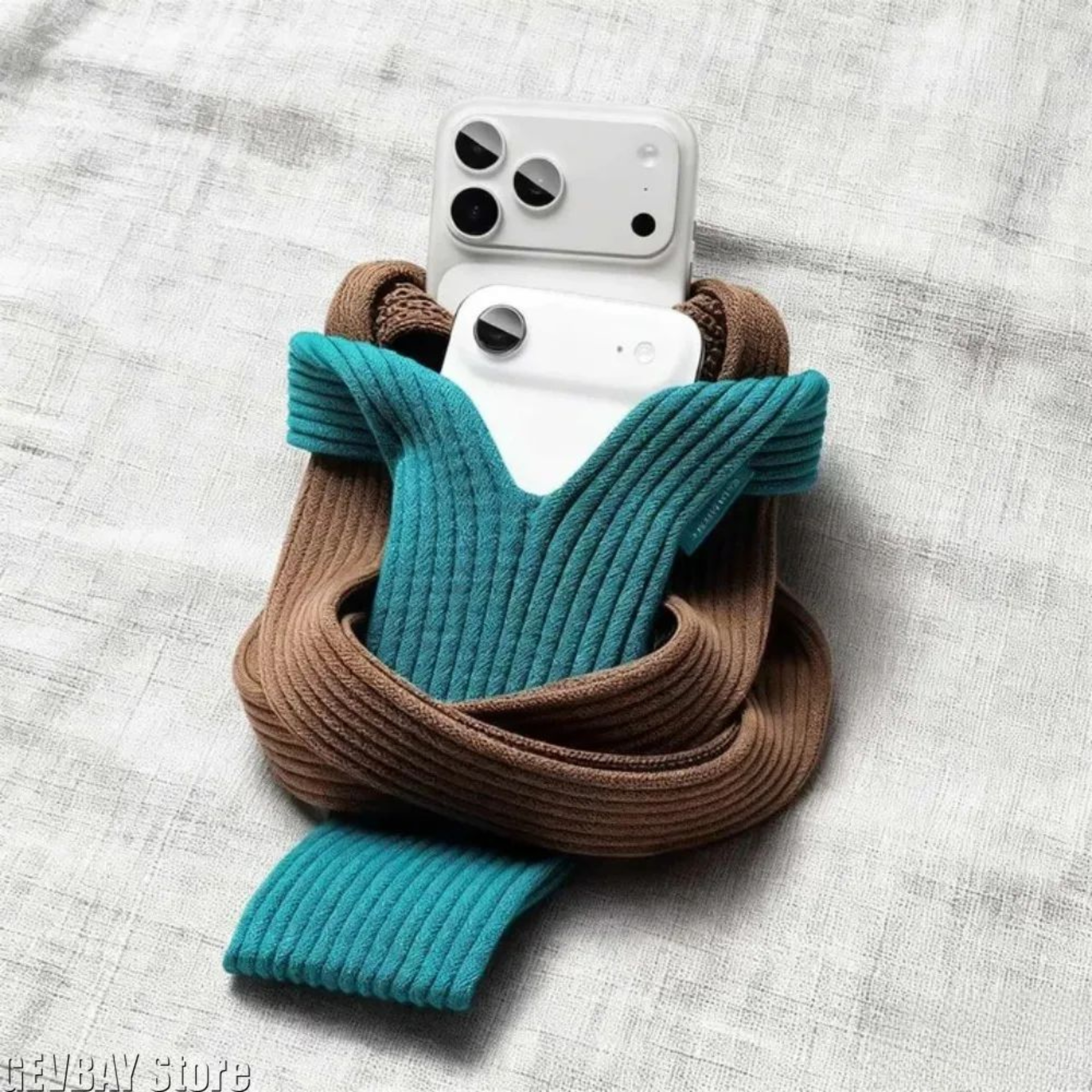 Knitted Crossbody Phone Bag Case 0