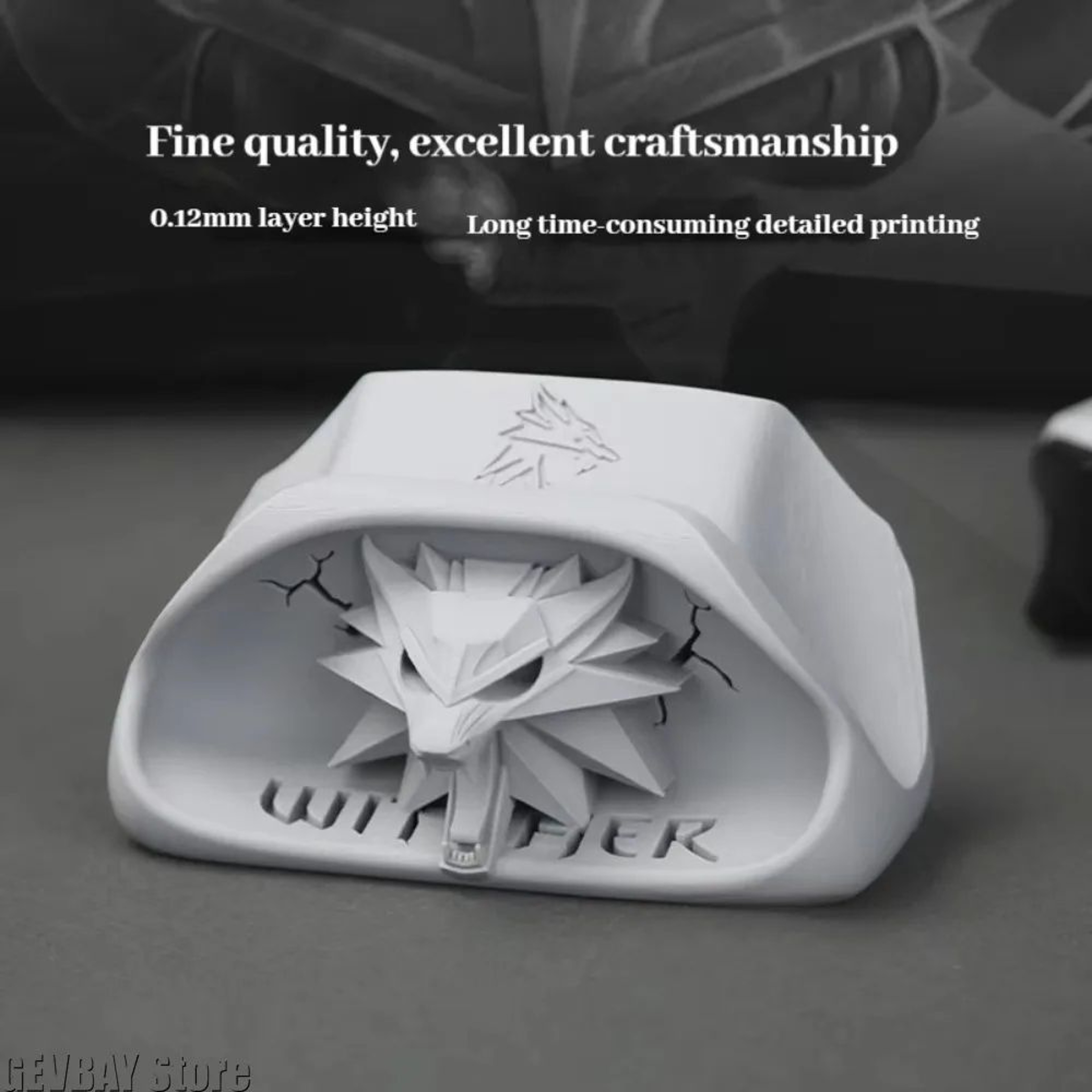 Wizard Wolf Head Xbox Controller Stand 1
