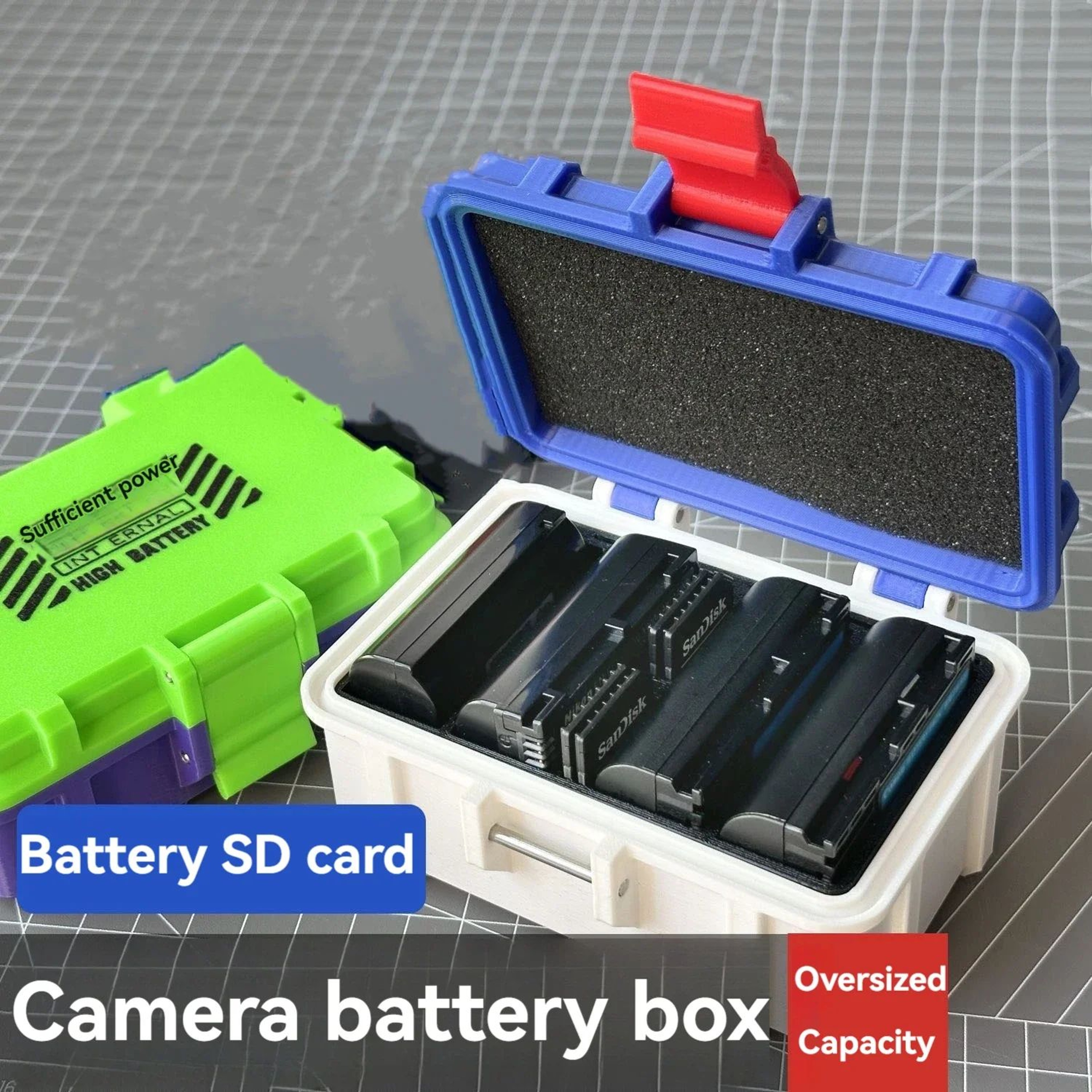 Waterproof Camera Battery Storage Case For DSLR And Mirrorless Cameras 0