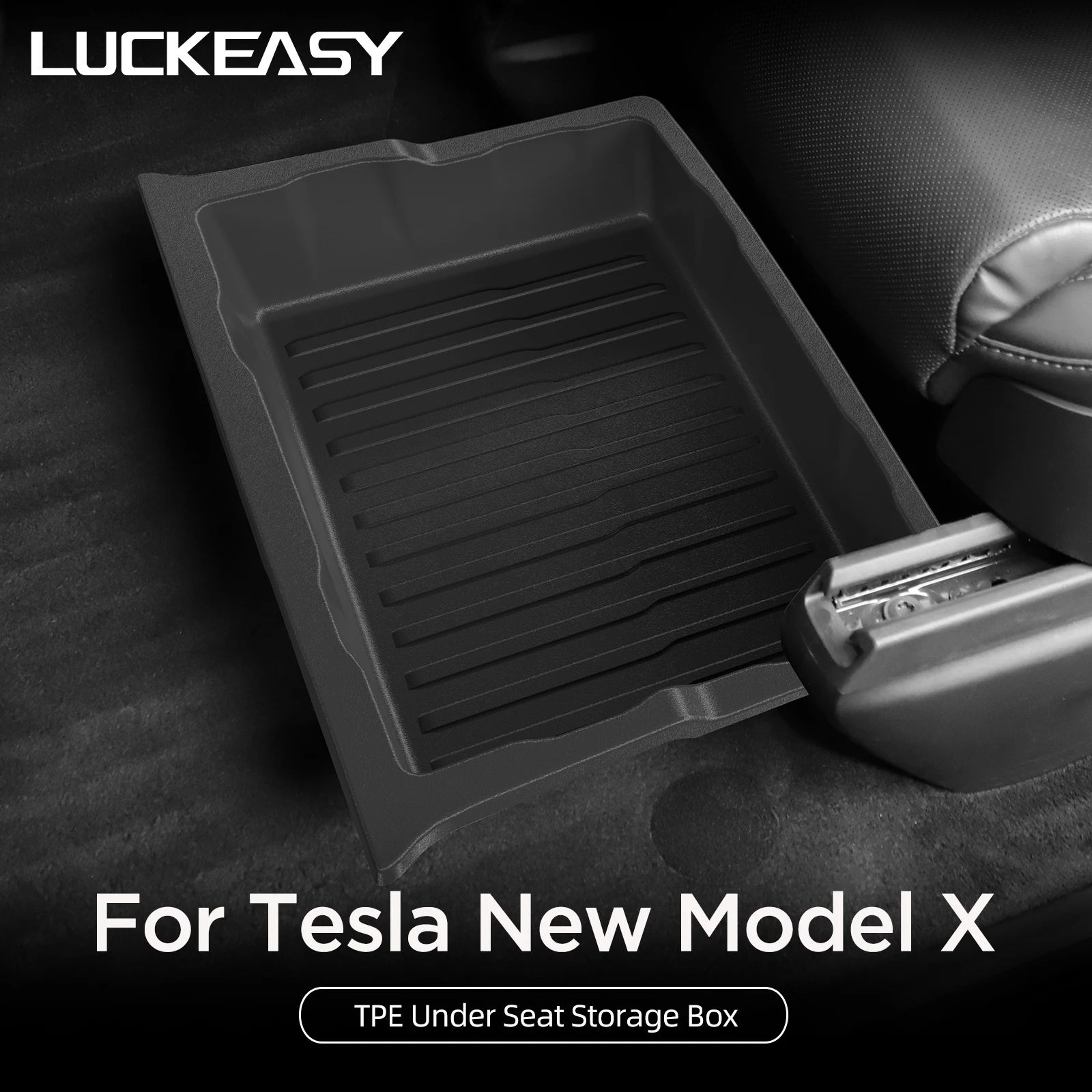 Tesla Model X Under Seat Storage Drawer Organizer For 2023 To 2026 0