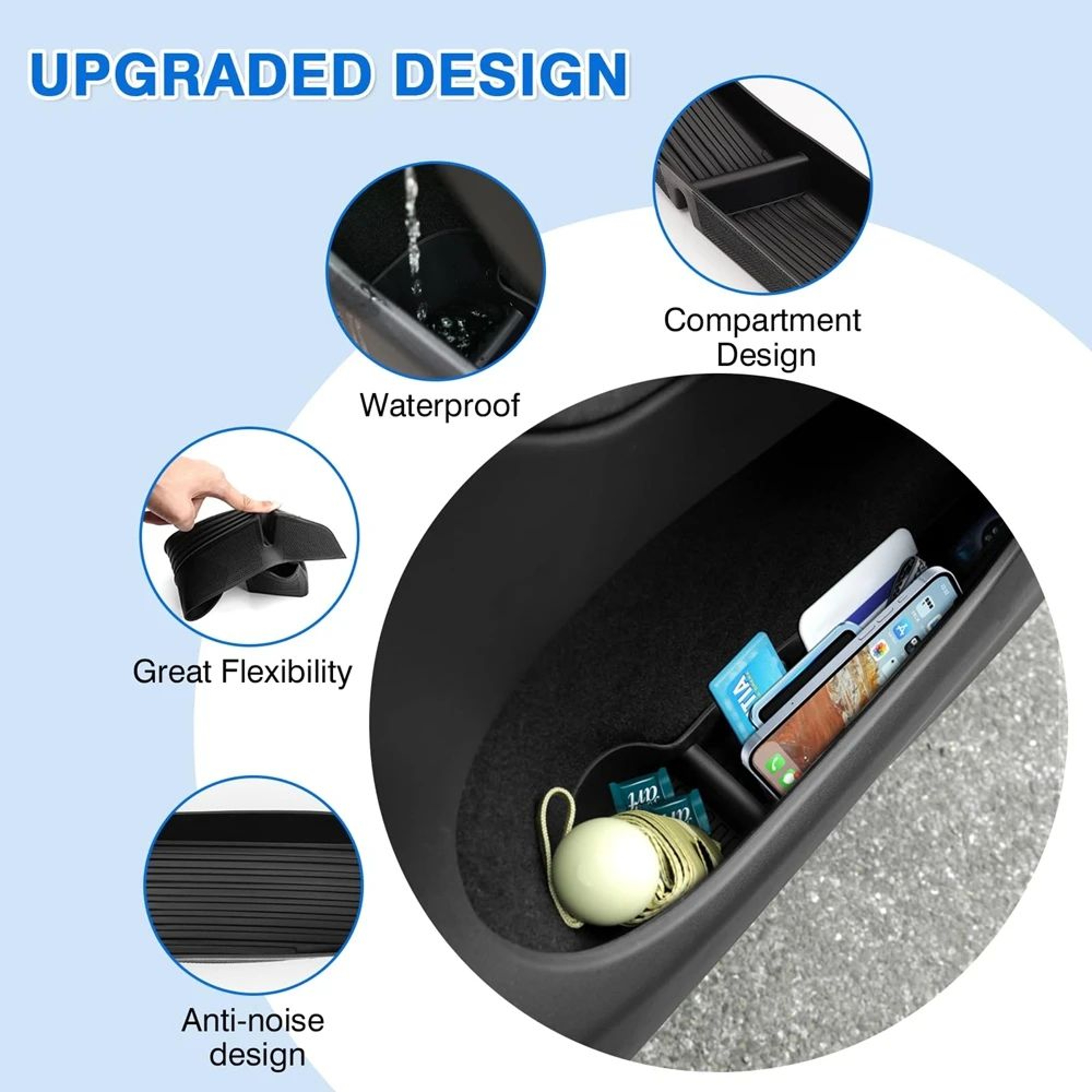 Tesla Door Side Storage Organizer Tray 3