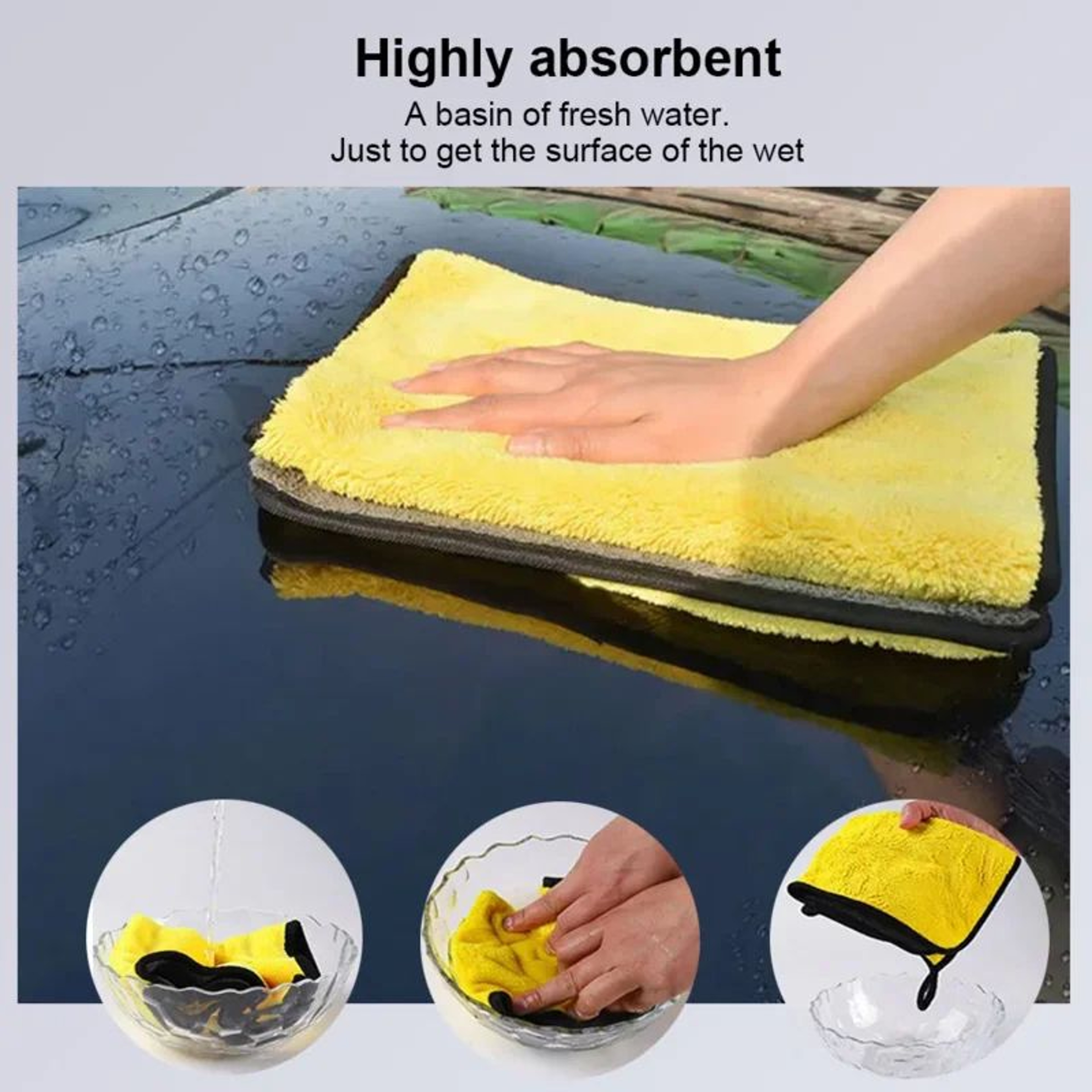 Premium Microfiber Car Wash Drying Towel 3