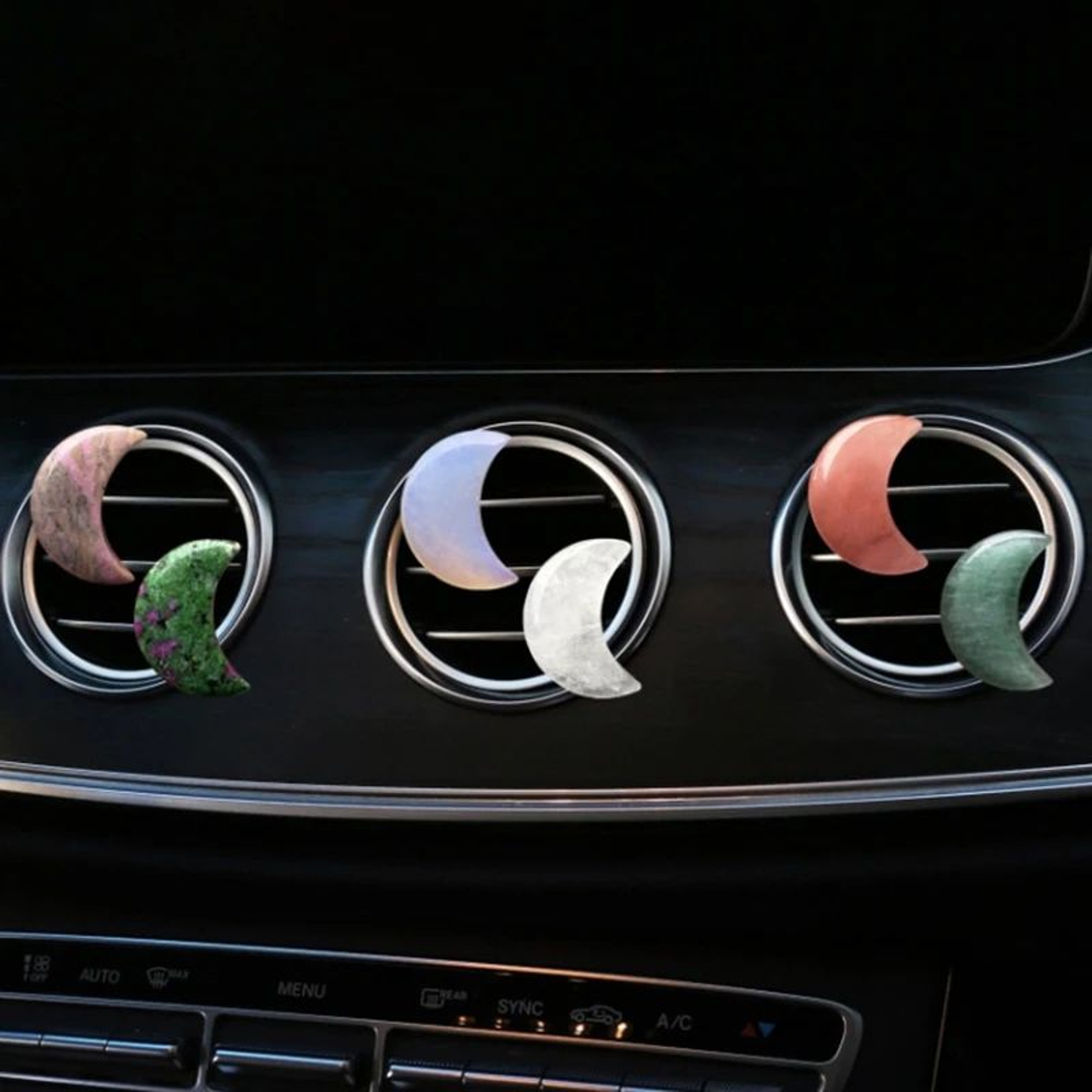 Crystal Moon Car Air Freshener Diffuser Clip 4