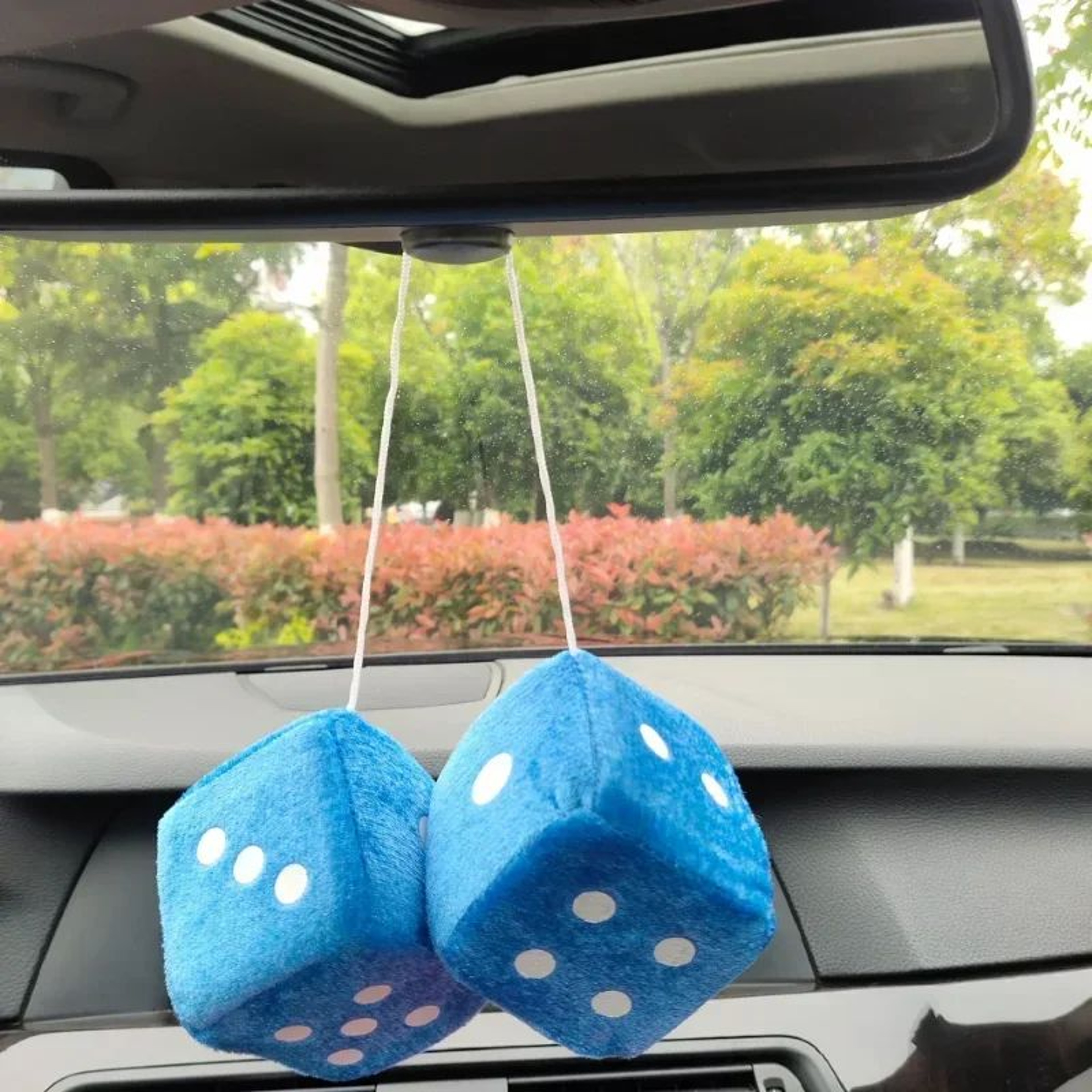 Plush Dice Car Hanging Pendant Set 1