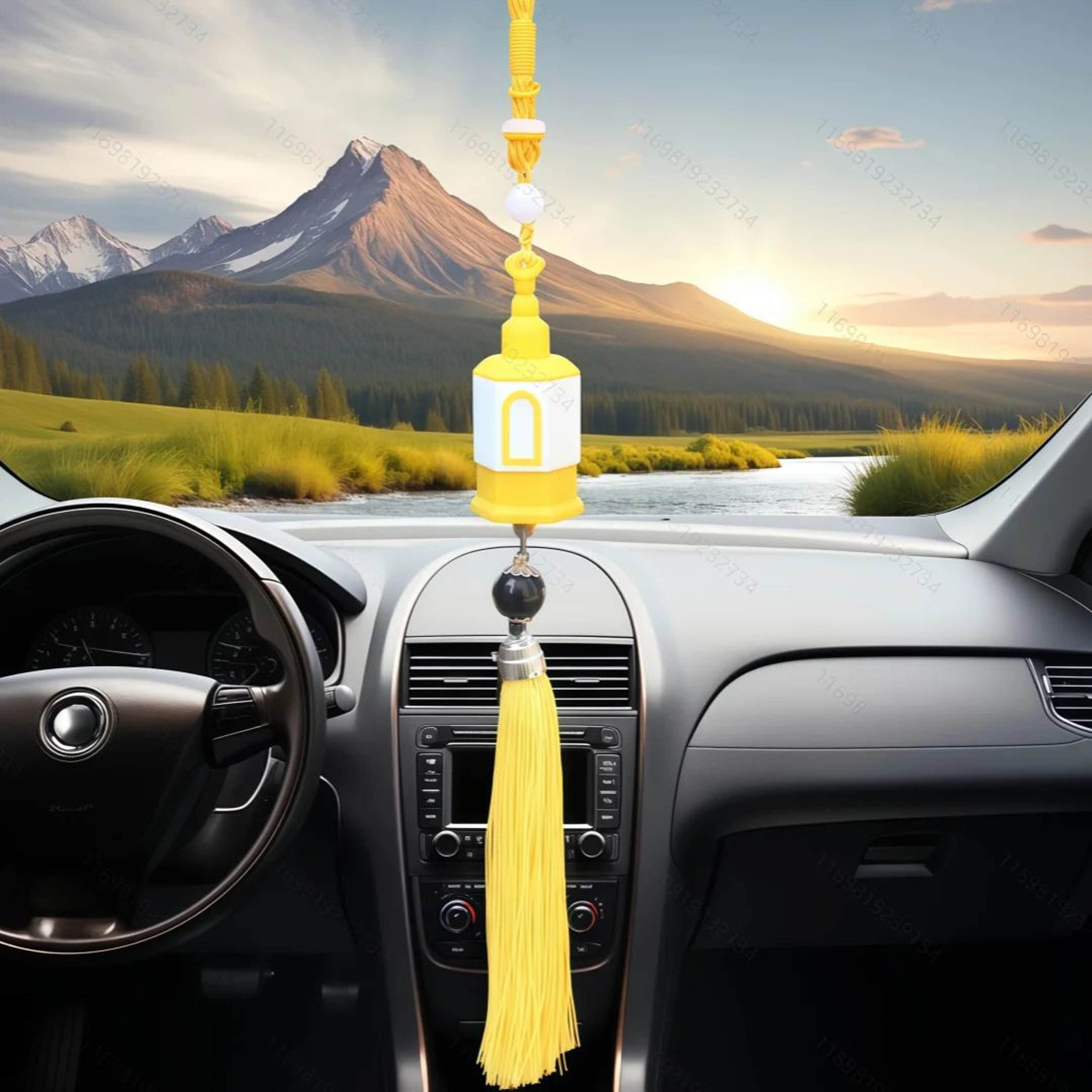Islamic Car Rearview Mirror Hanging Charm 1