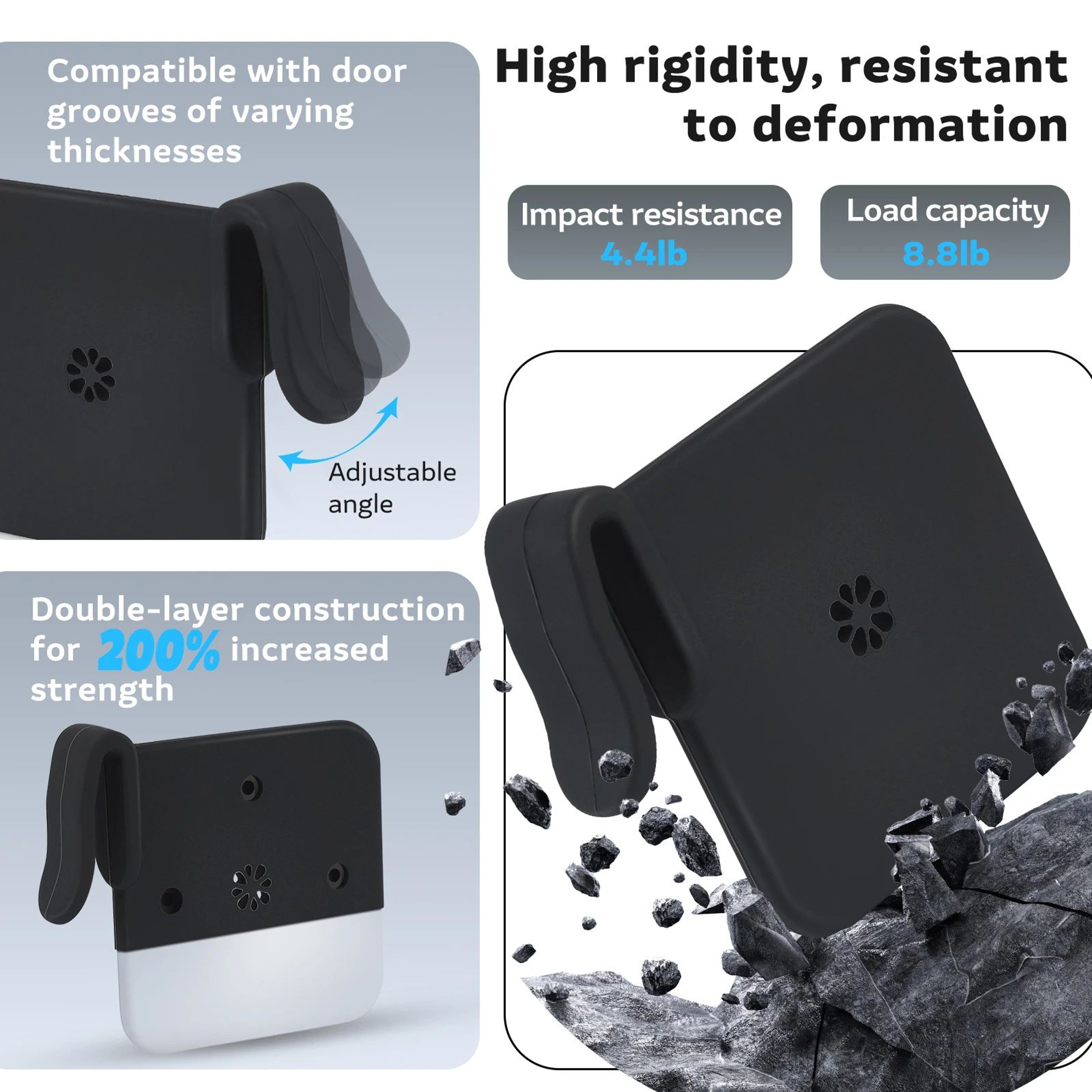 Universal Silicone Car Door Storage Divider Panel 3