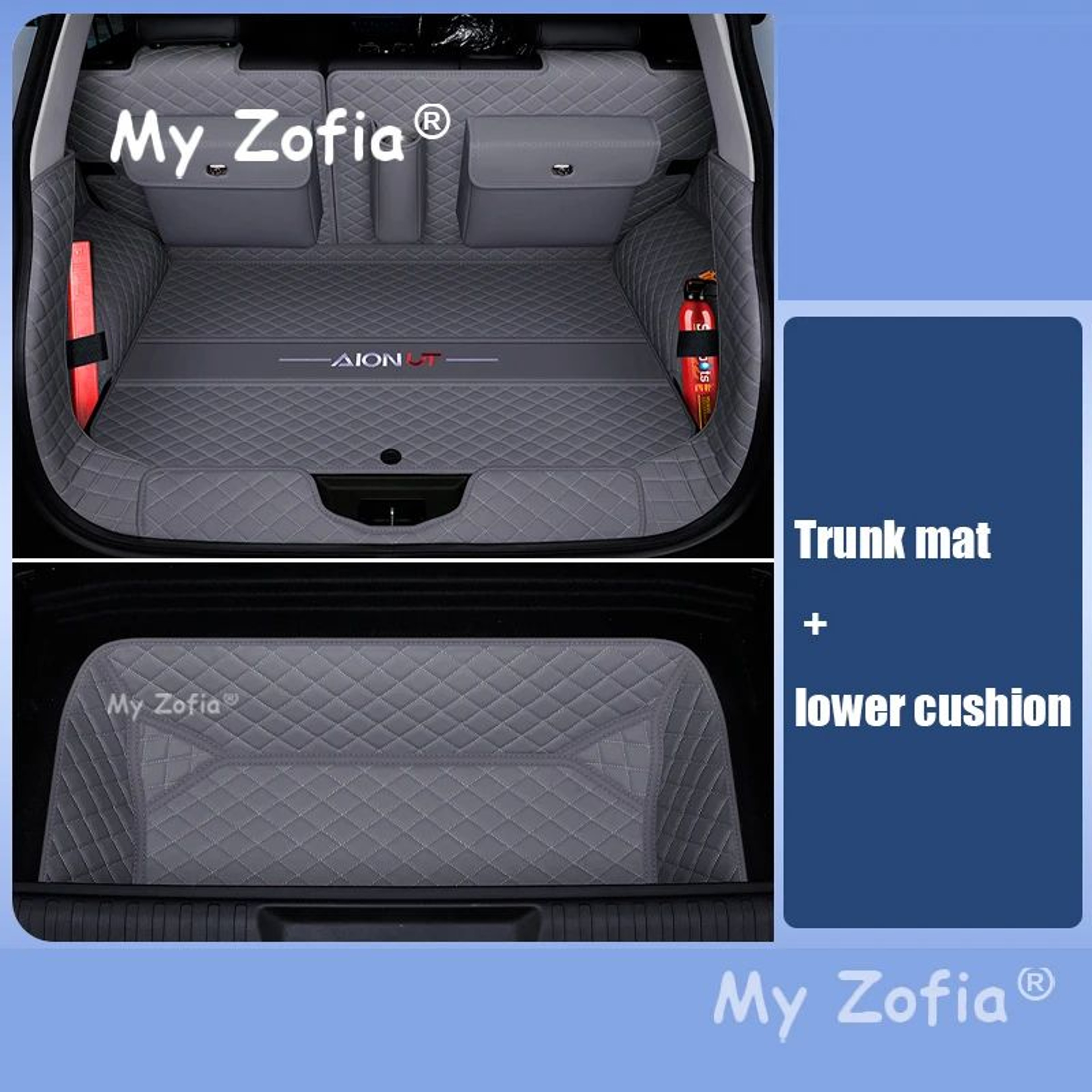 Custom Waterproof Trunk Mat For GAC AION UT 2025 2026 15