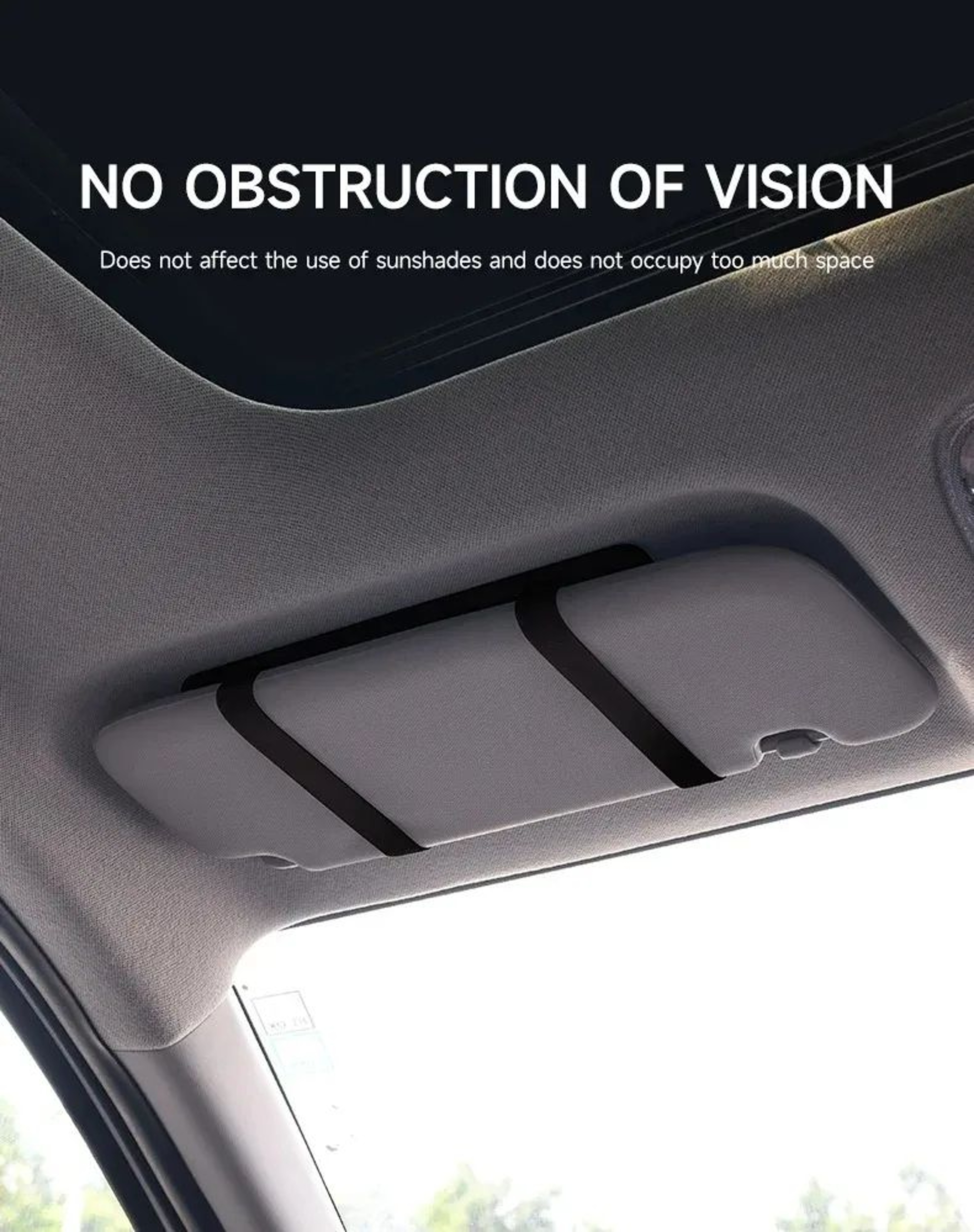 Rechargeable LED Car Makeup Mirror With Touch Light 3