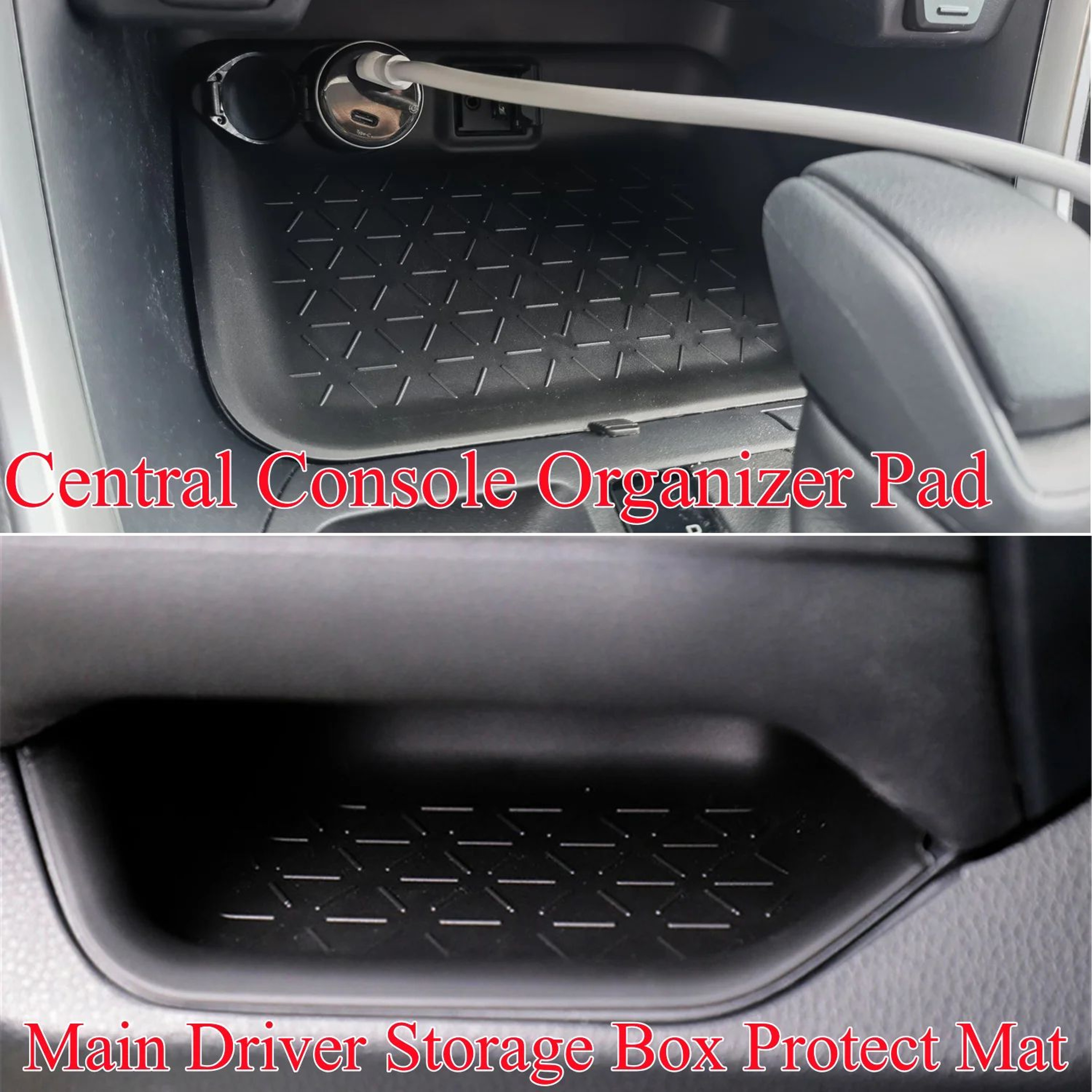 Toyota RAV4 Center Console Organizer Silicone Storage Tray 4