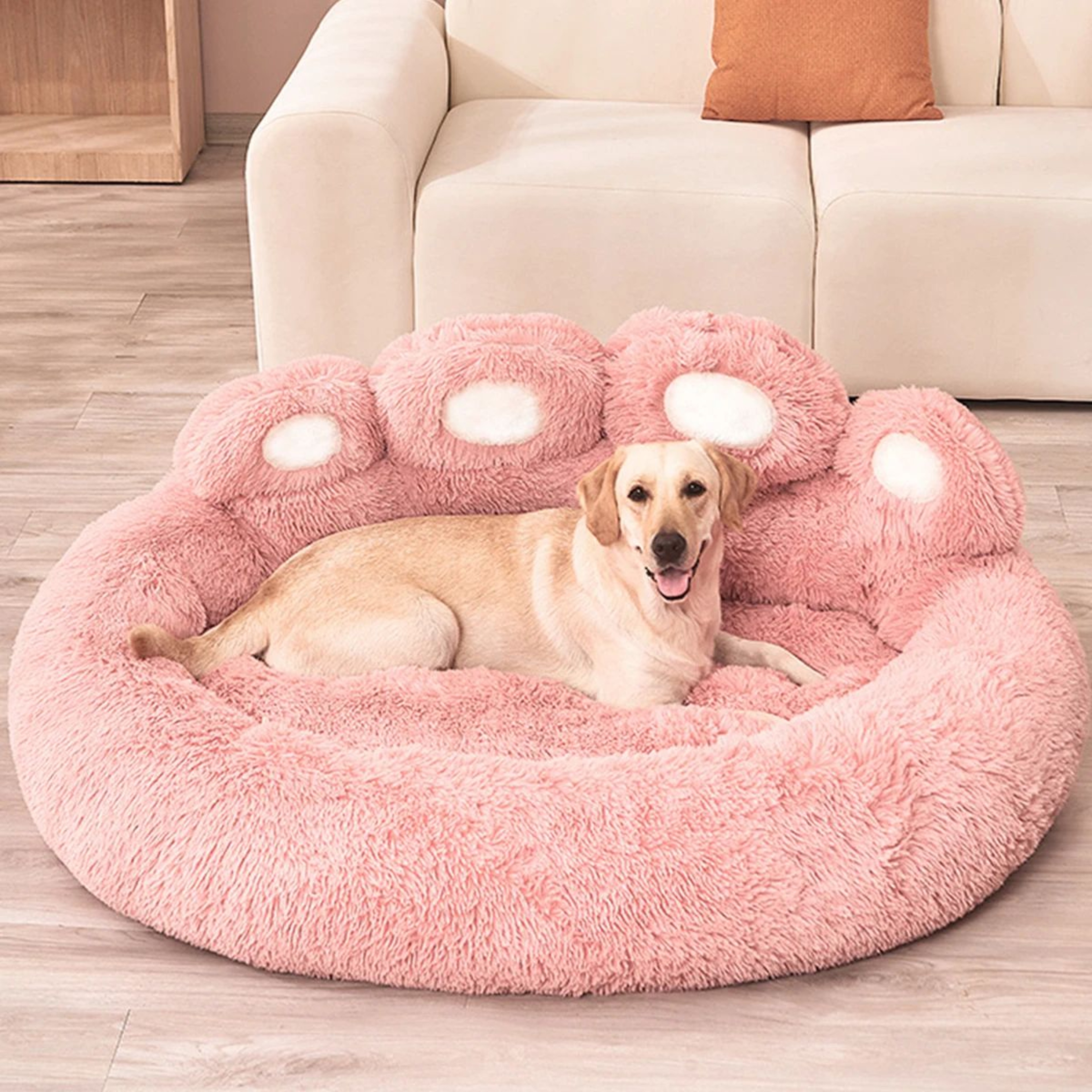 SnuggleNest Fluffy Dog Bed 4