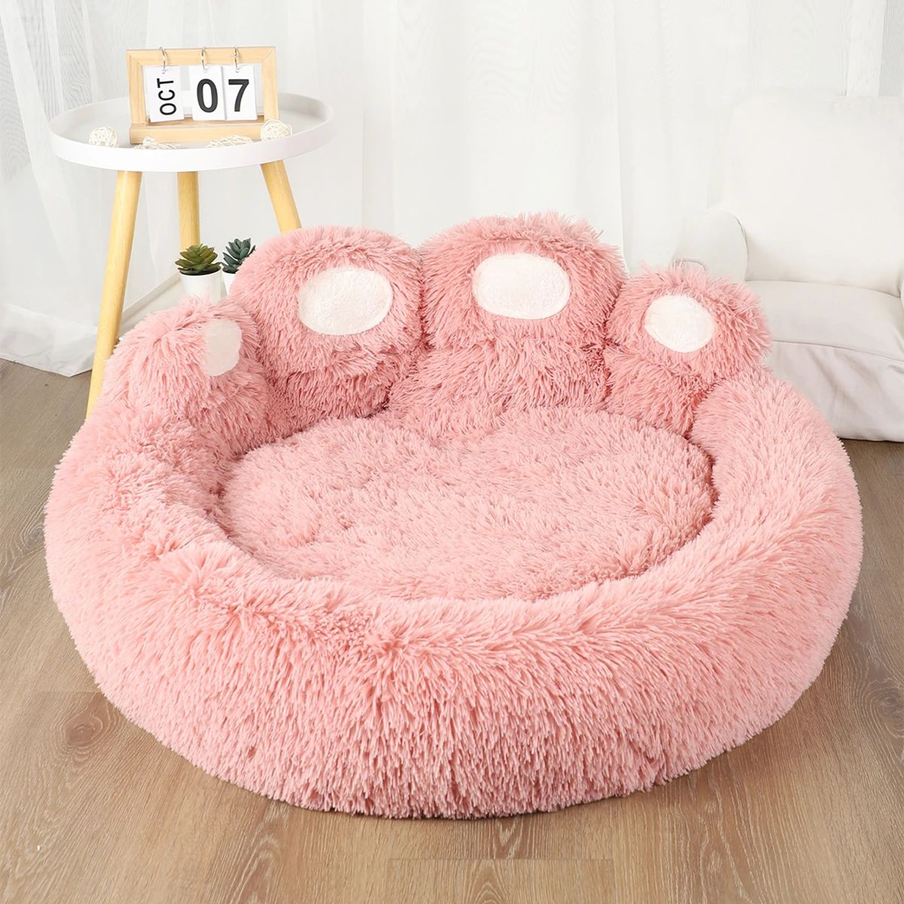 SnuggleNest Fluffy Dog Bed 8