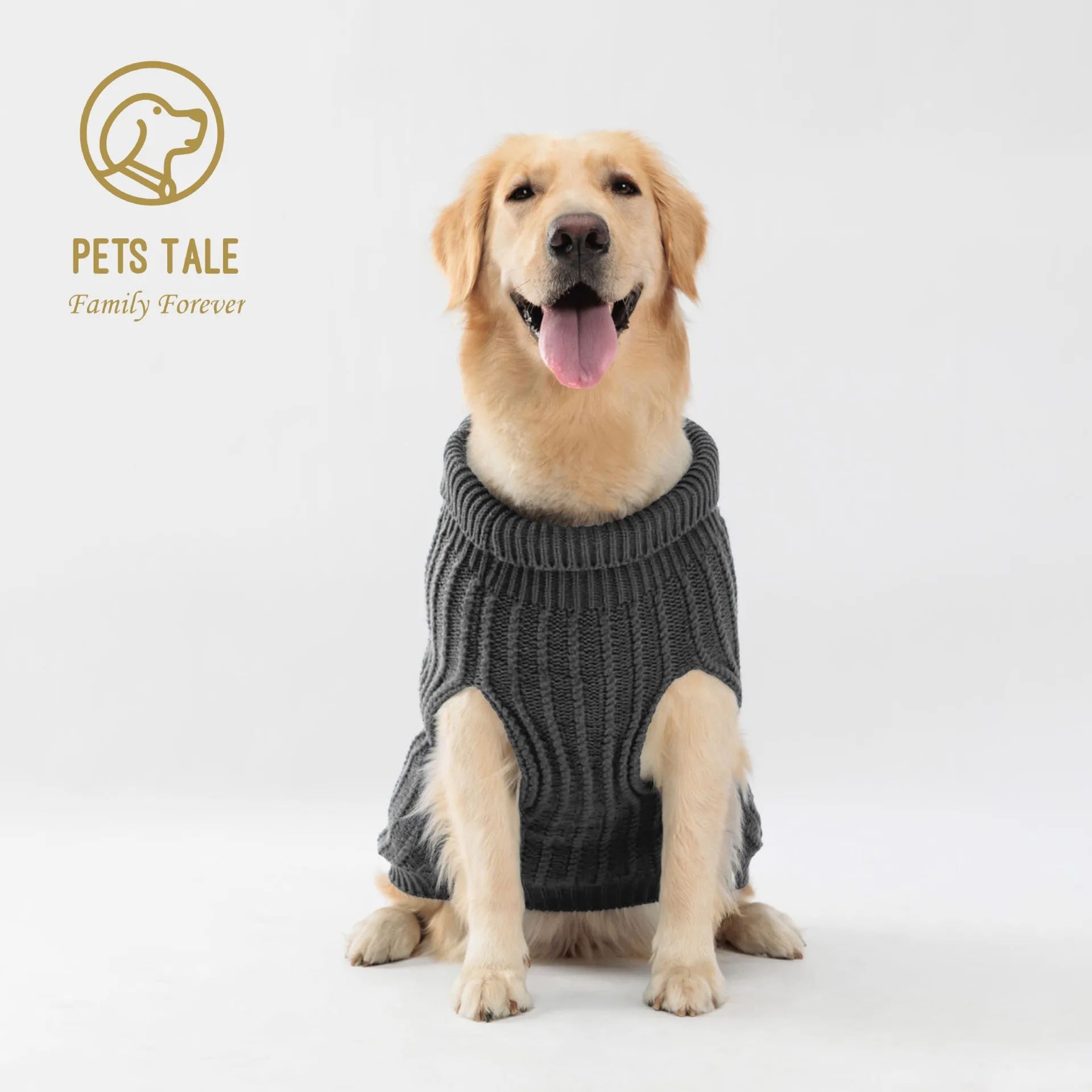 Cozy Knitted Dog Sweater For Winter Warmth 2