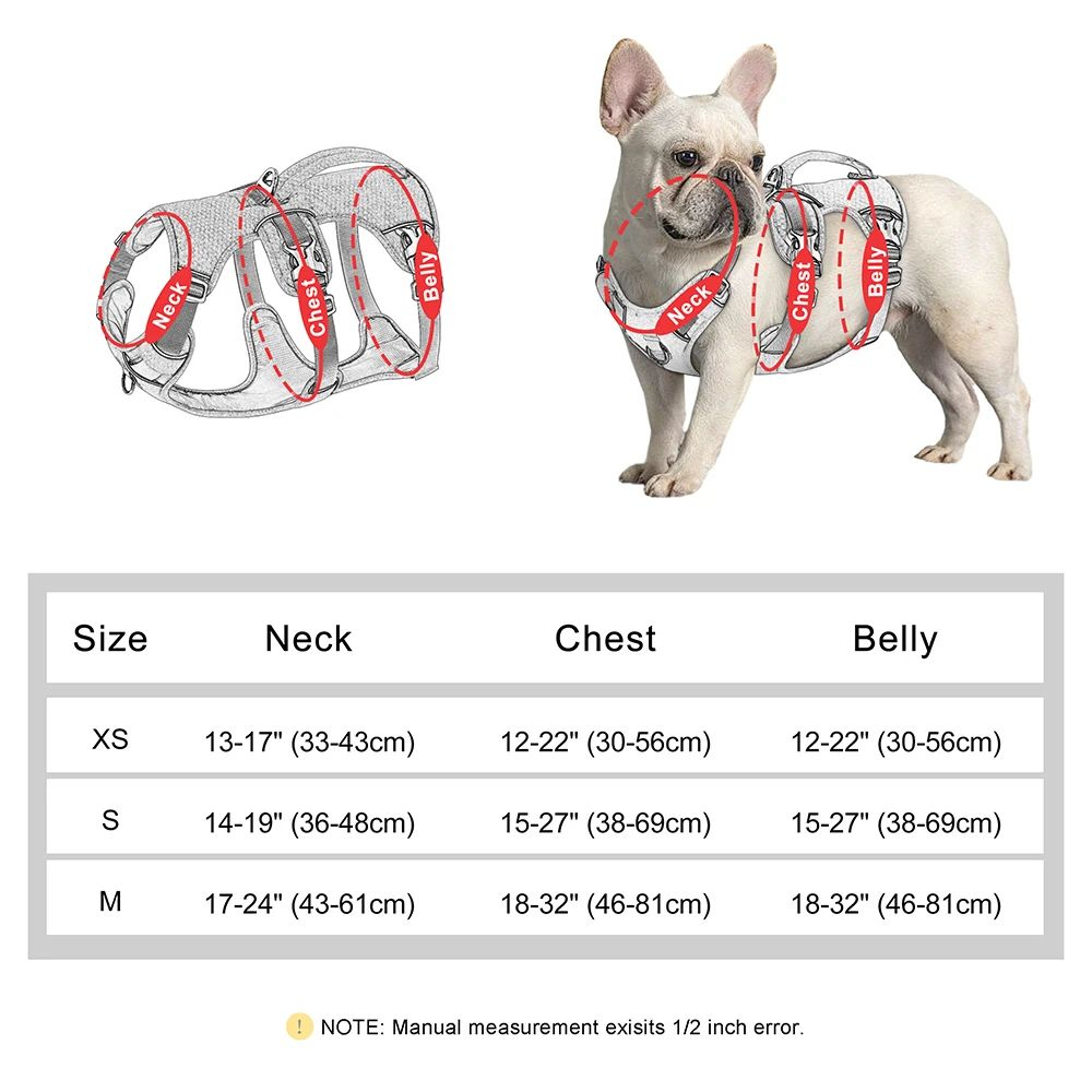 Escape Proof Reflective Dog Harness With Handle For Small Medium And Large Dogs 5
