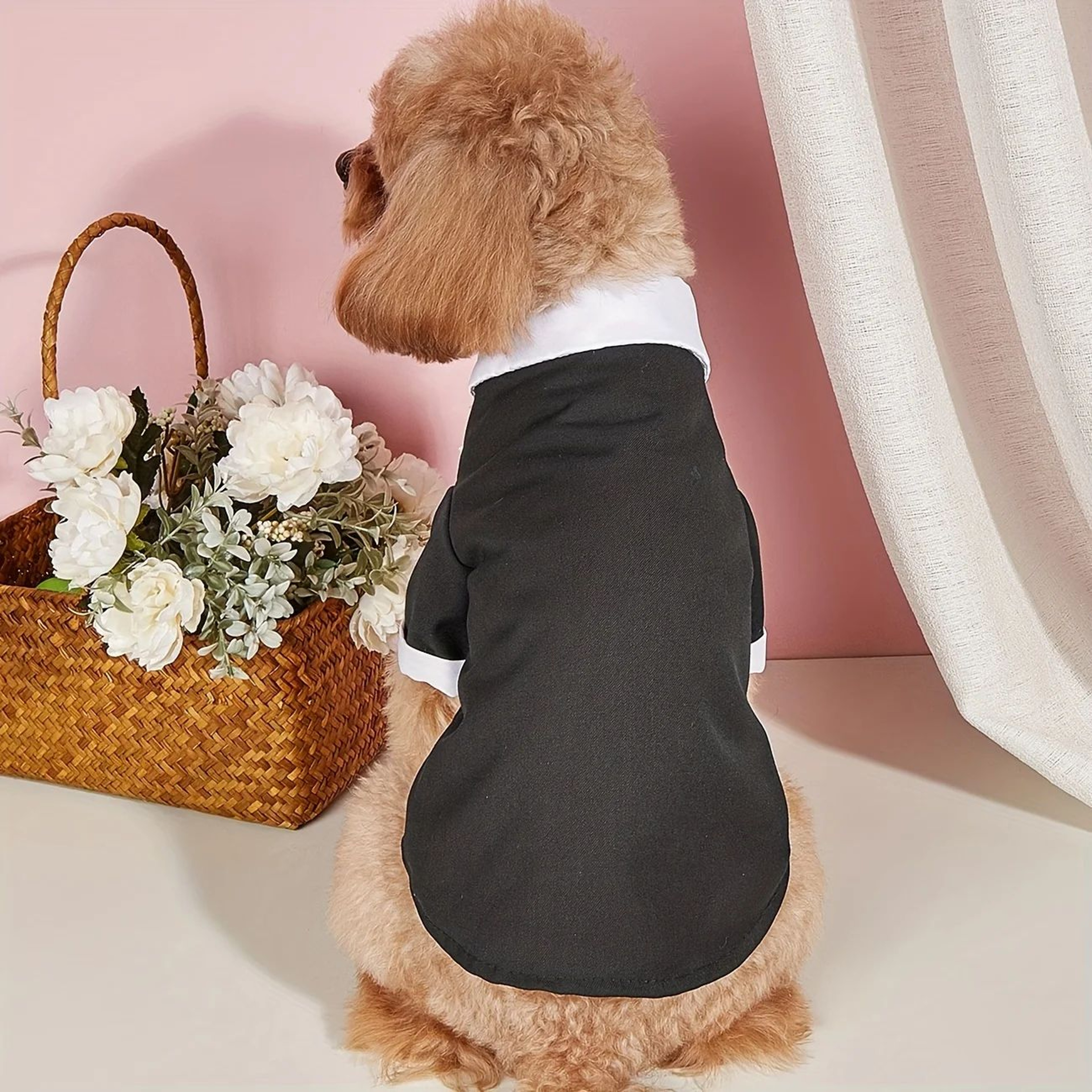 Formal Dog Wedding Suit With Bow Tie 2