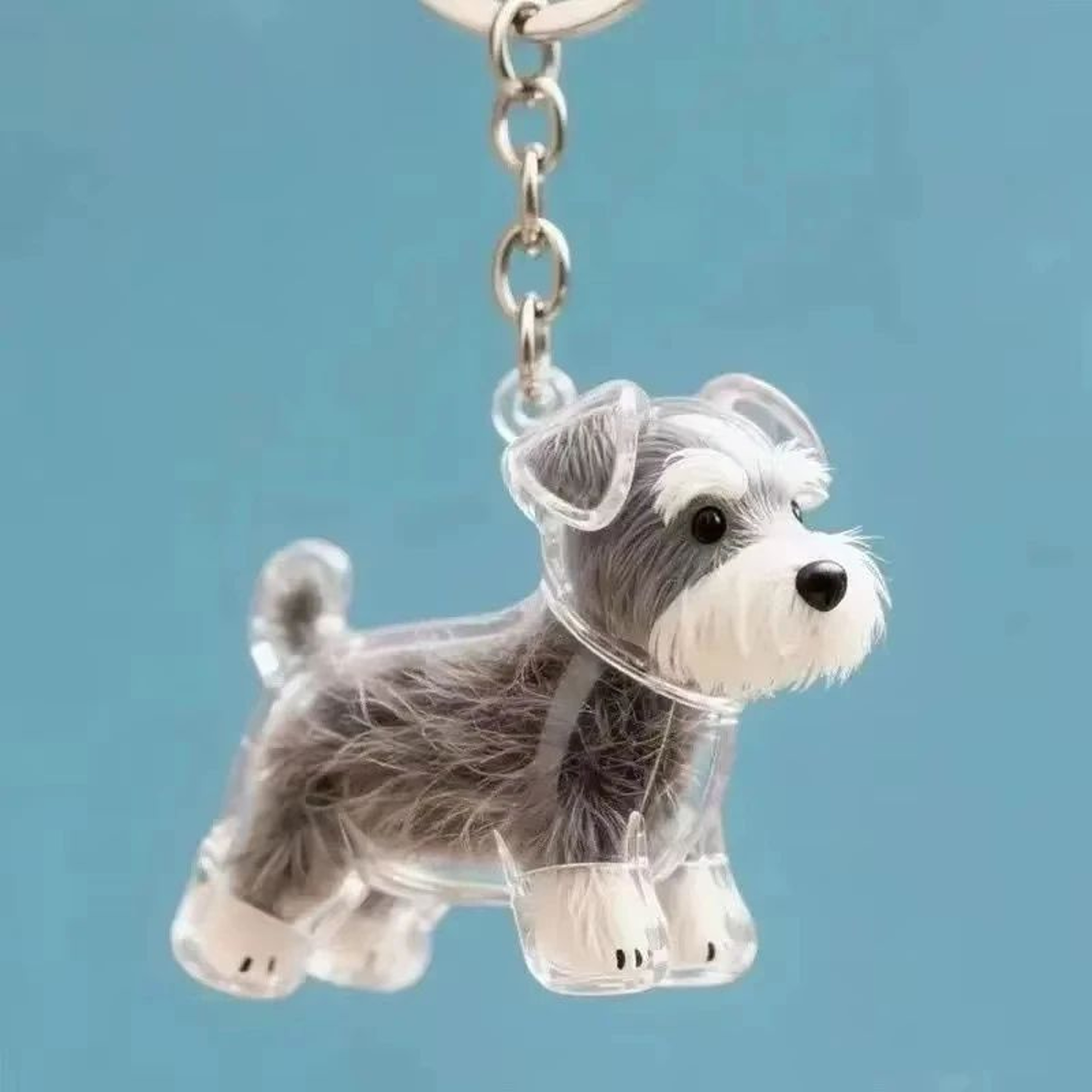 Pet Hair Keepsake Keychain Memory Pendant 6