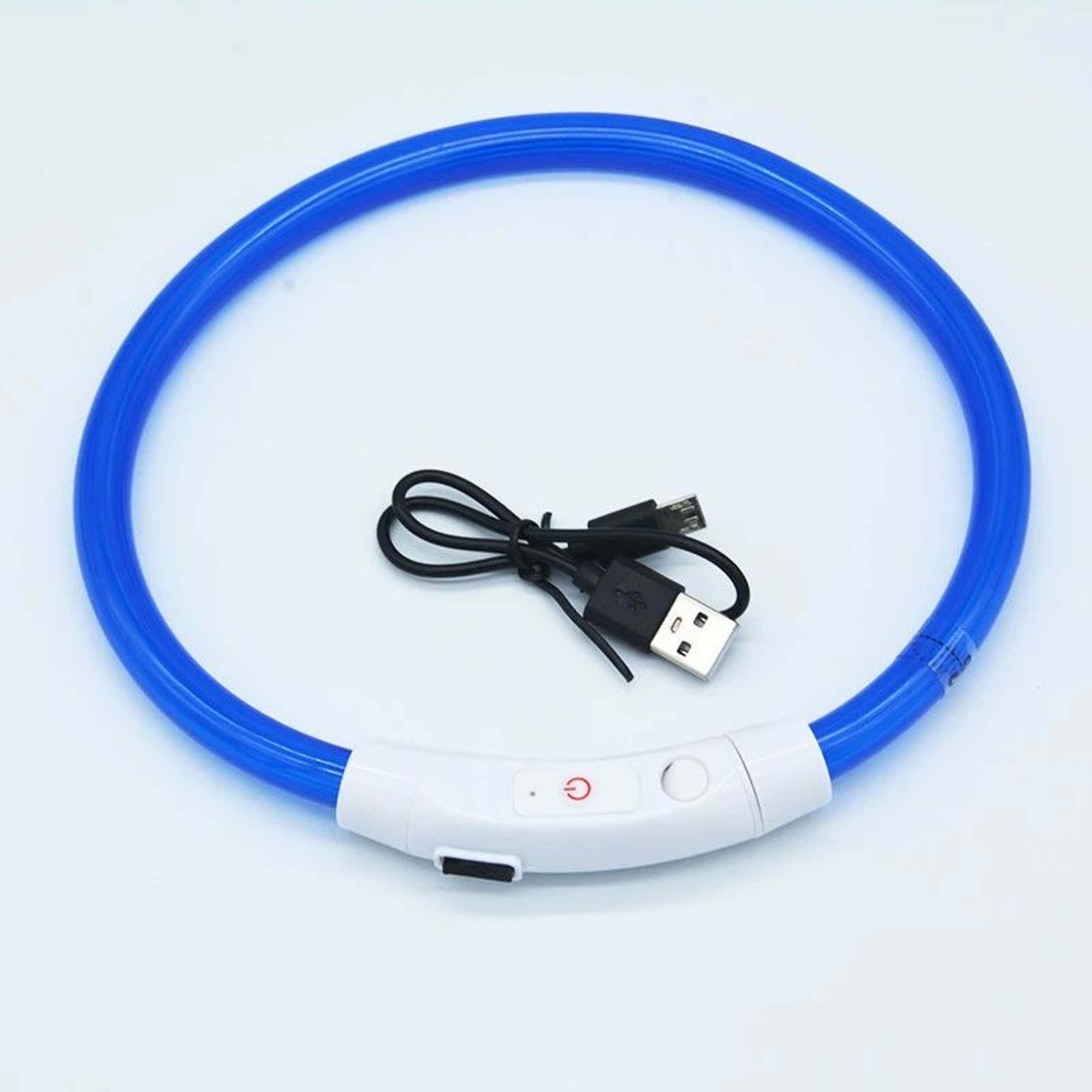 Glowing LED Dog Collar For Night Safety And Visibility 4