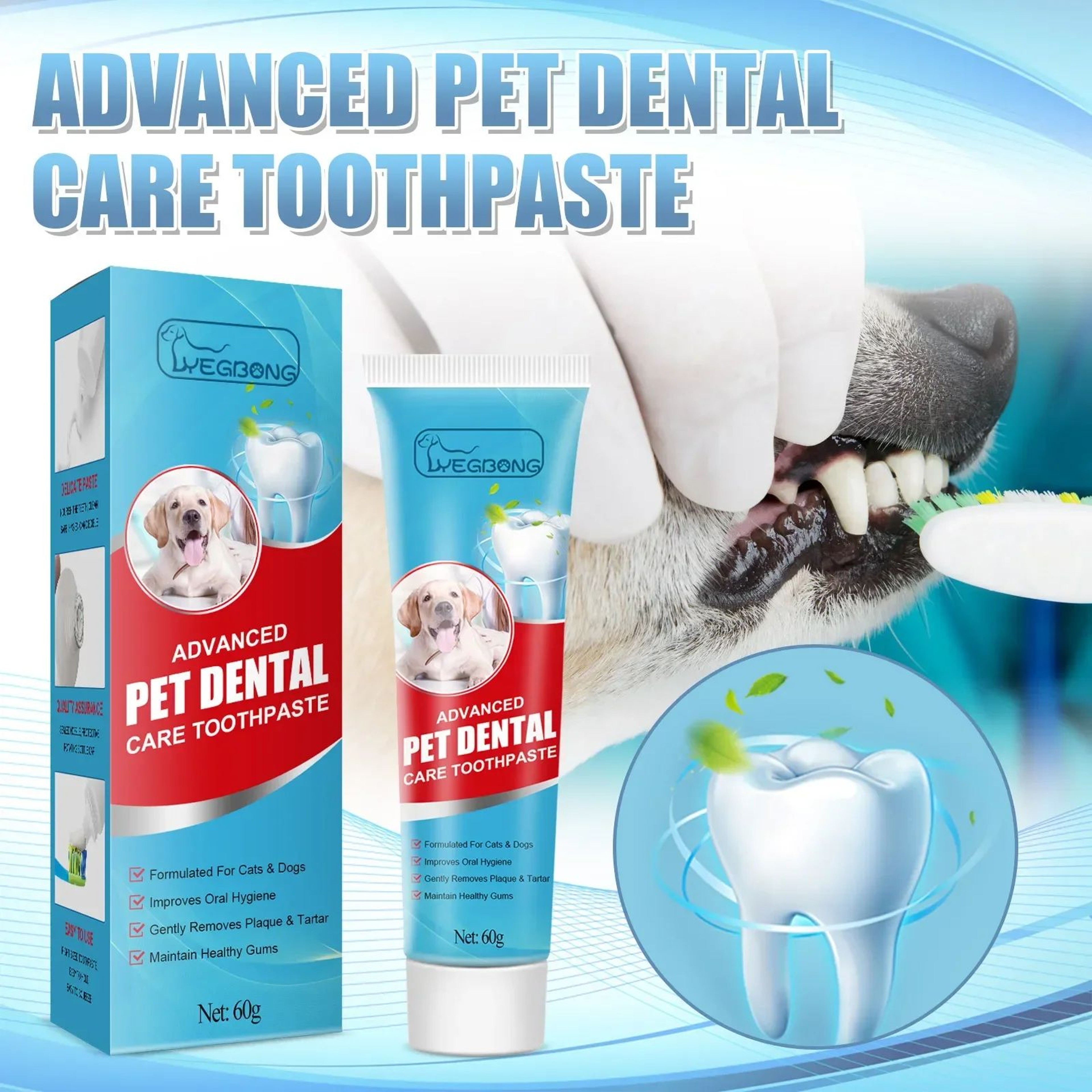 Yegbong Pet Toothpaste For Dogs And Cats 3