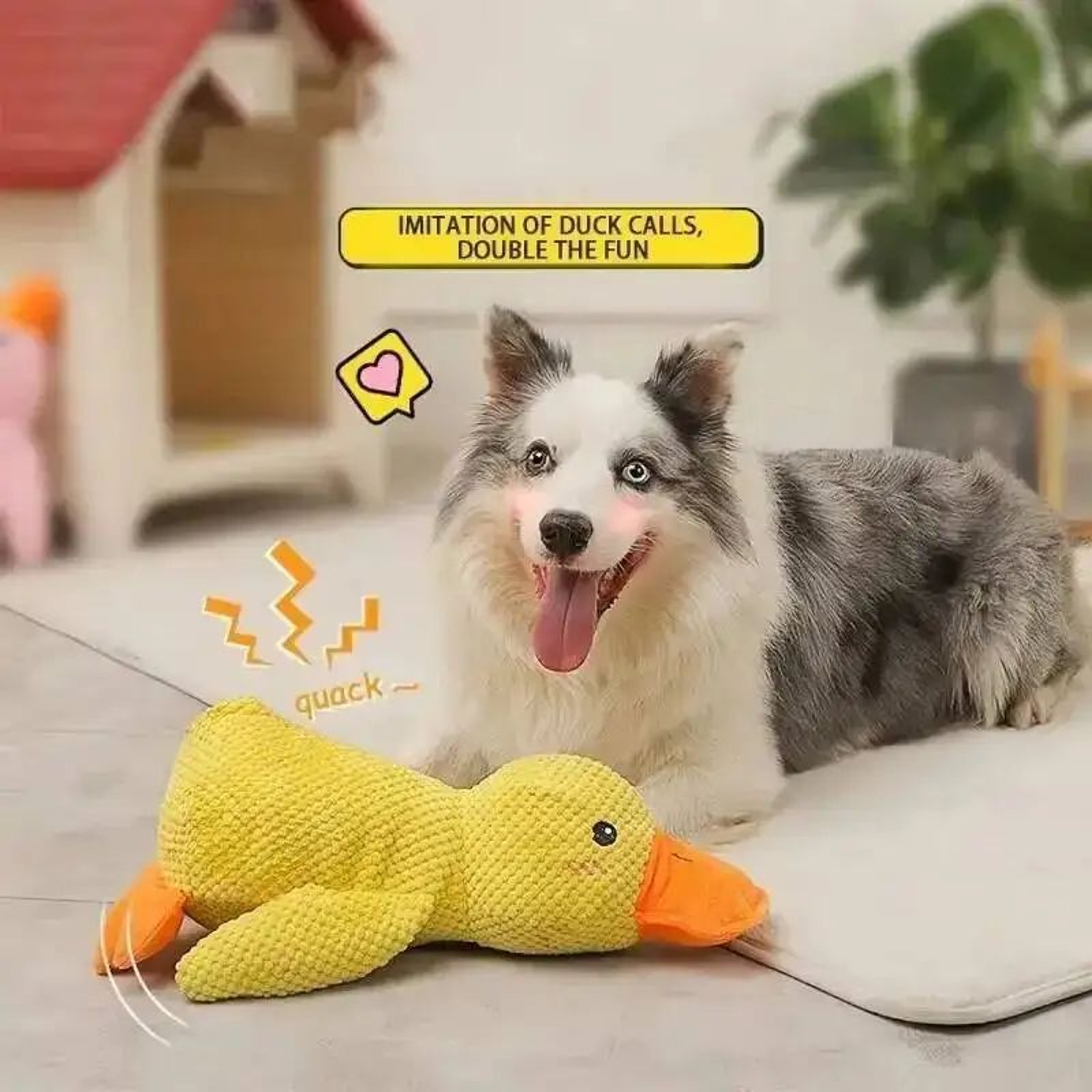 QuackBuddy Plush Duck Dog Toy 3