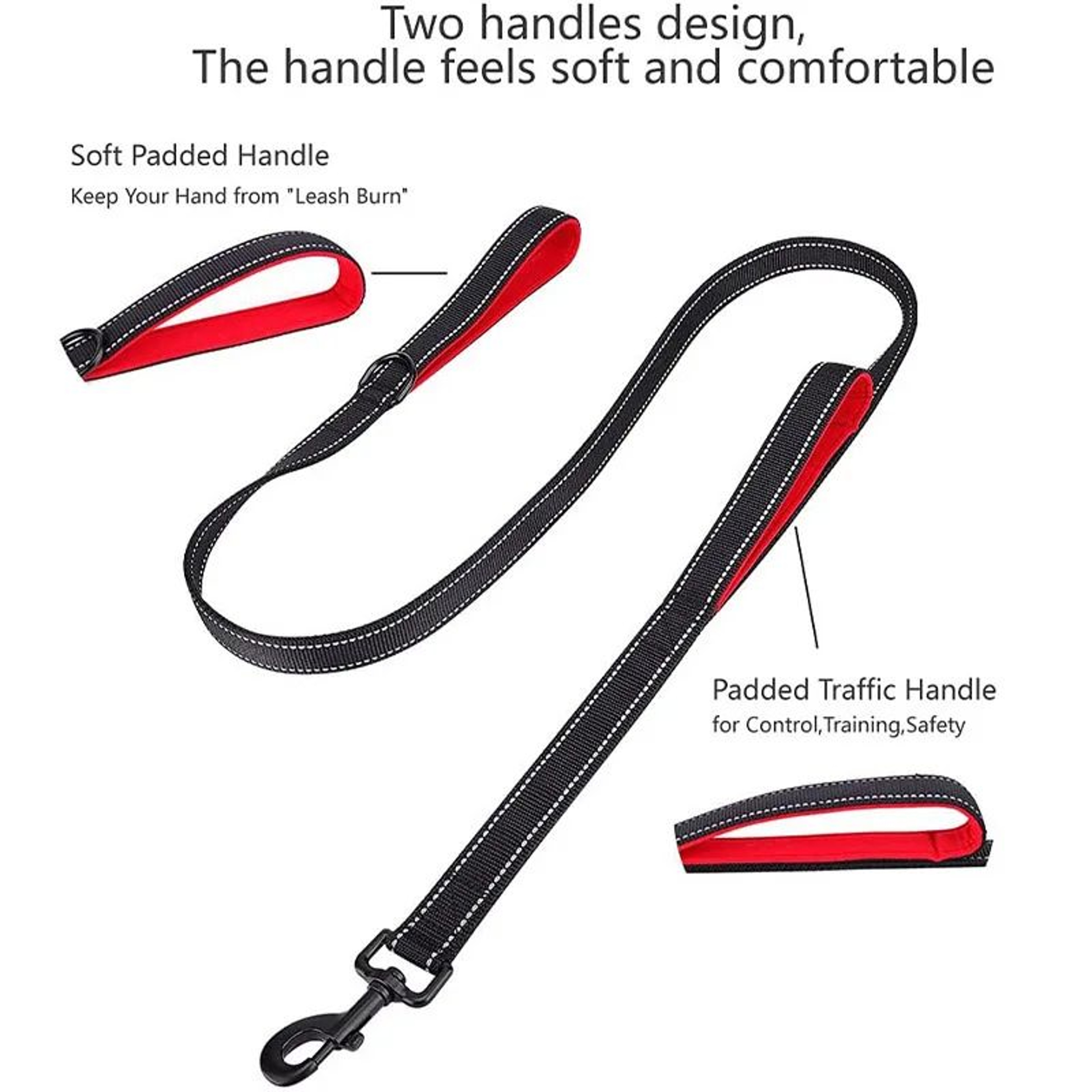 ControlFlex Double Handle Heavy Duty Dog Leash 3