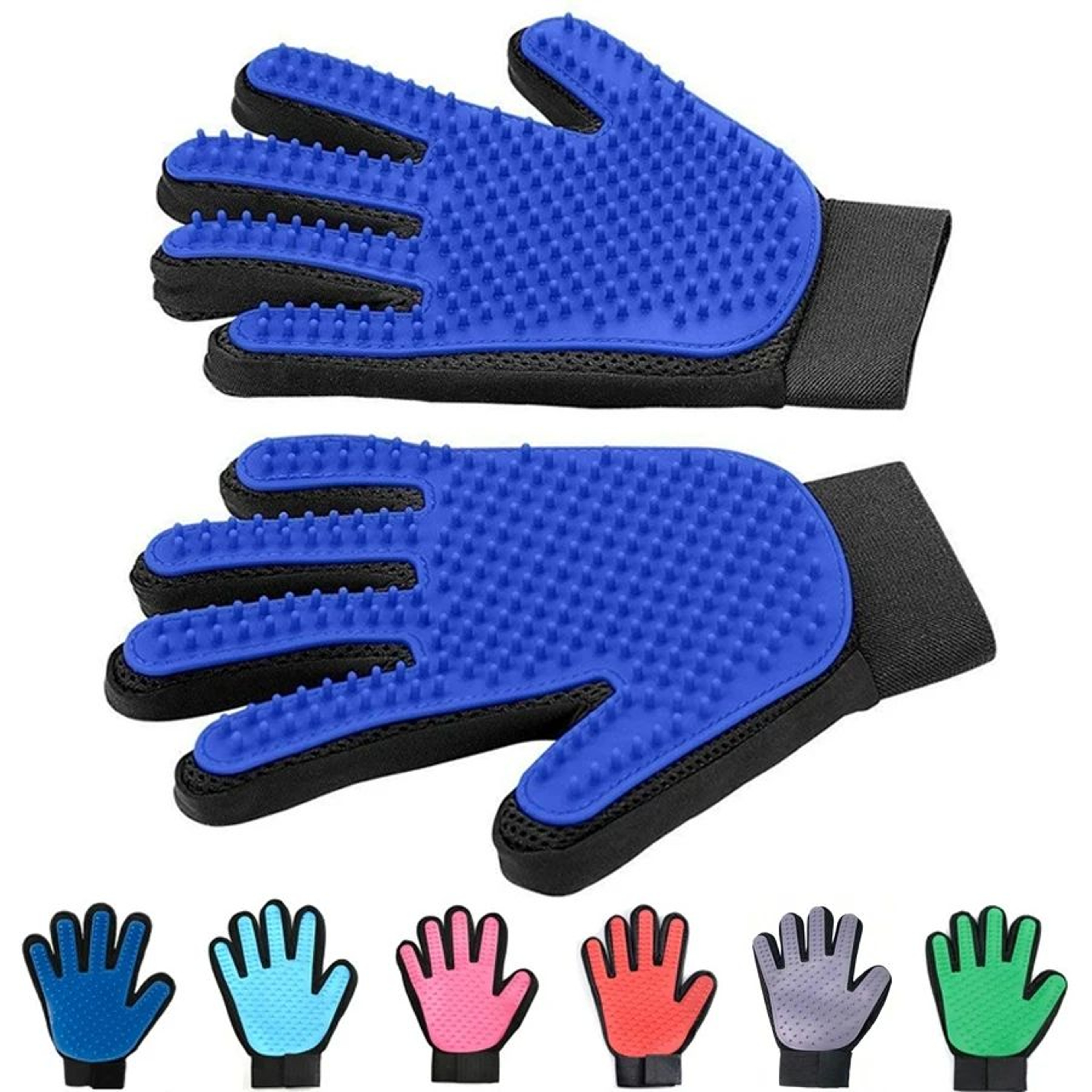 Breathable Pet Grooming Gloves Cat And Dog Hair Removal Brush Set 2