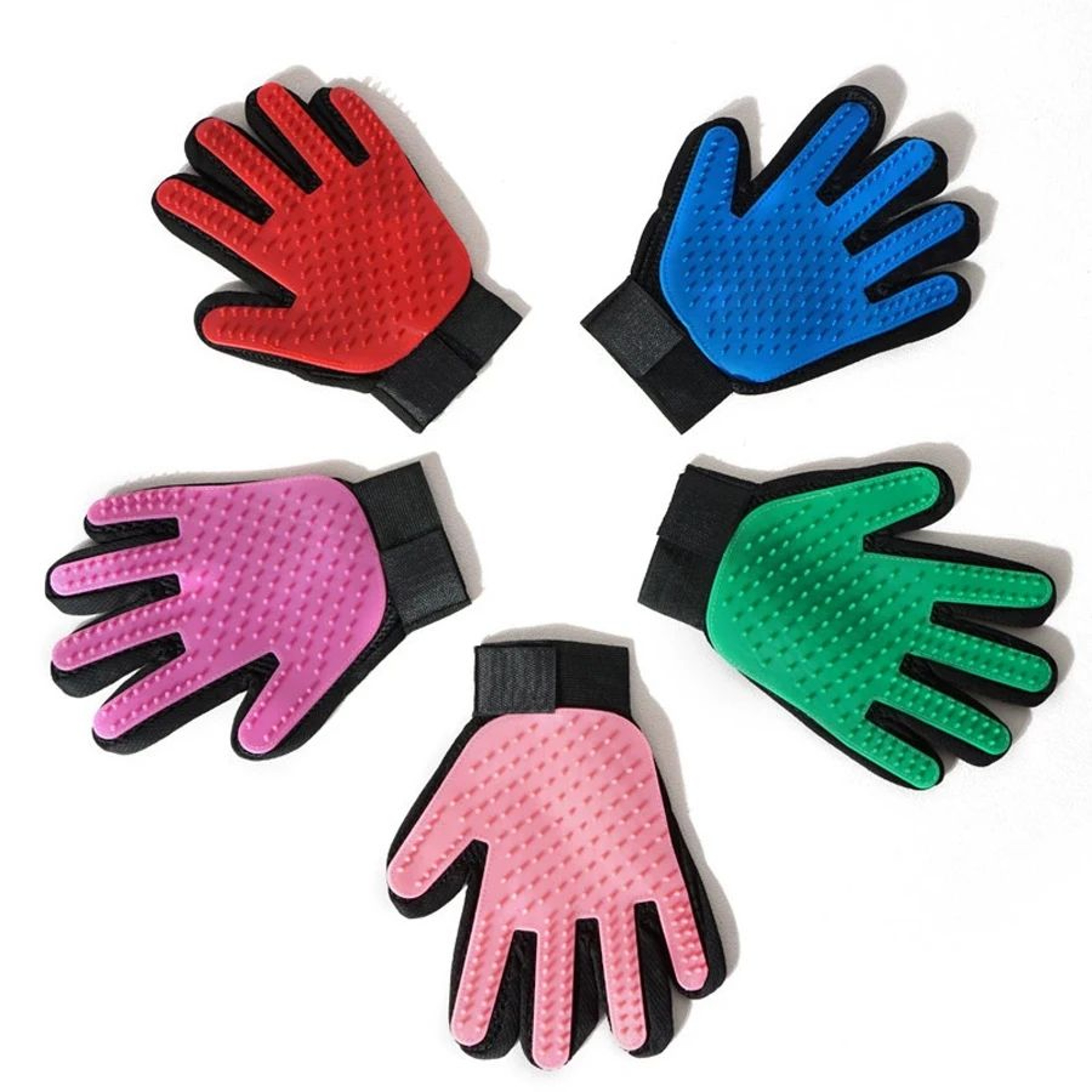Breathable Pet Grooming Gloves Cat And Dog Hair Removal Brush Set 3