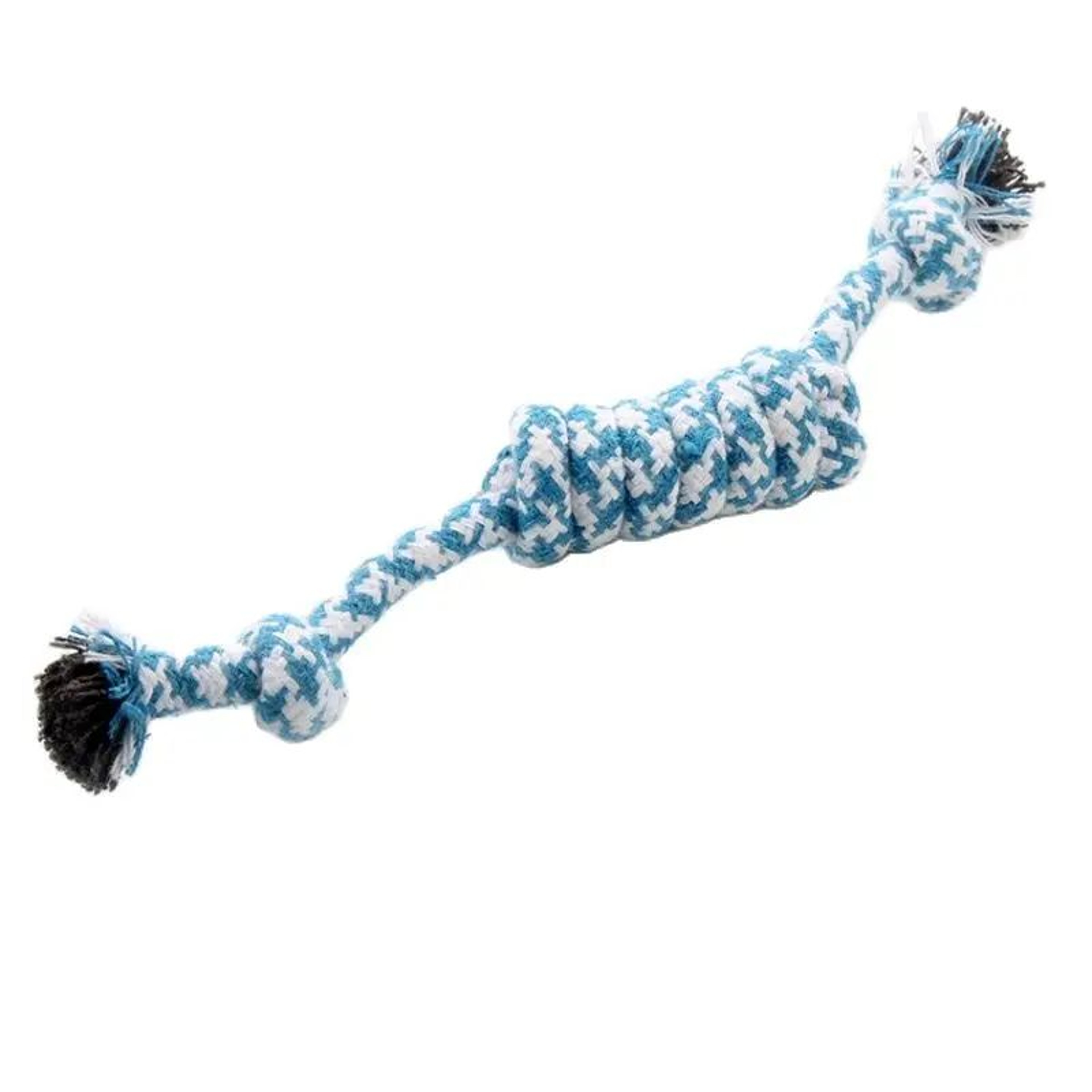 Durable Braided Rope Dog Chew Toy Interactive Training Tug Toy 3