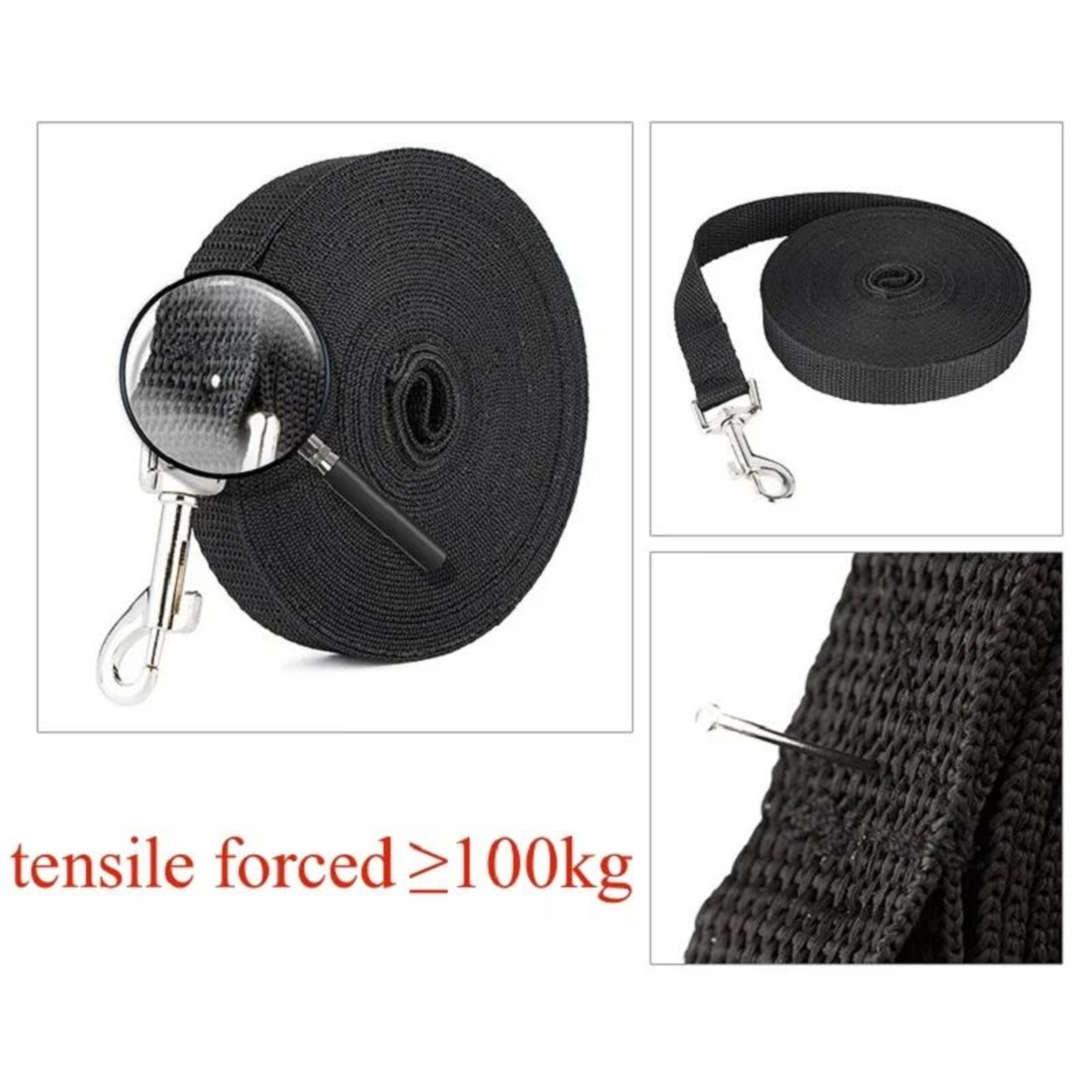 Long Dog Training Leash Extended Nylon Rope Lead For Outdoor Walking And Recall Training 2