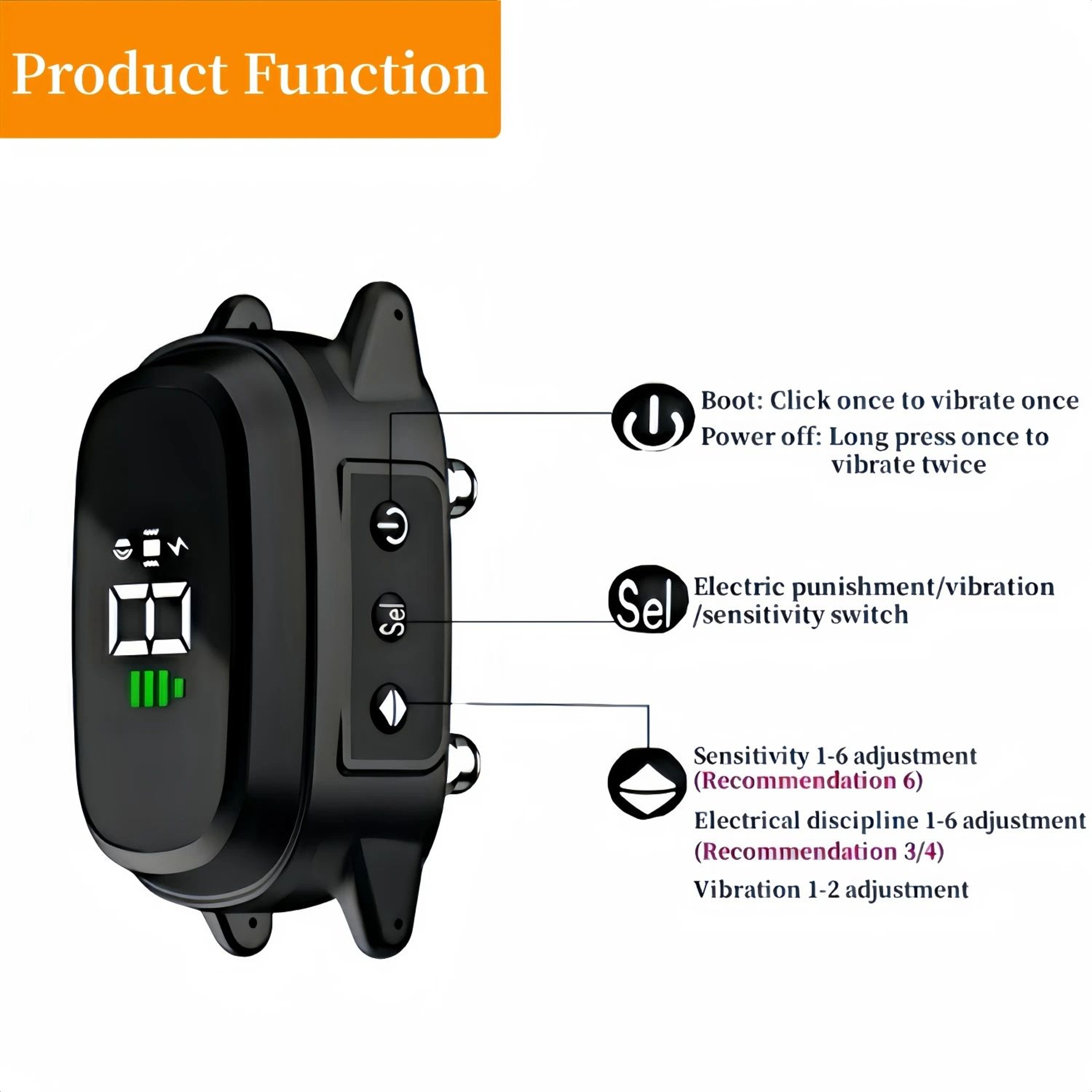 YHLC Automatic Cat Anti Meowing Collar No Shock Vibration Training Collar For Cats 4