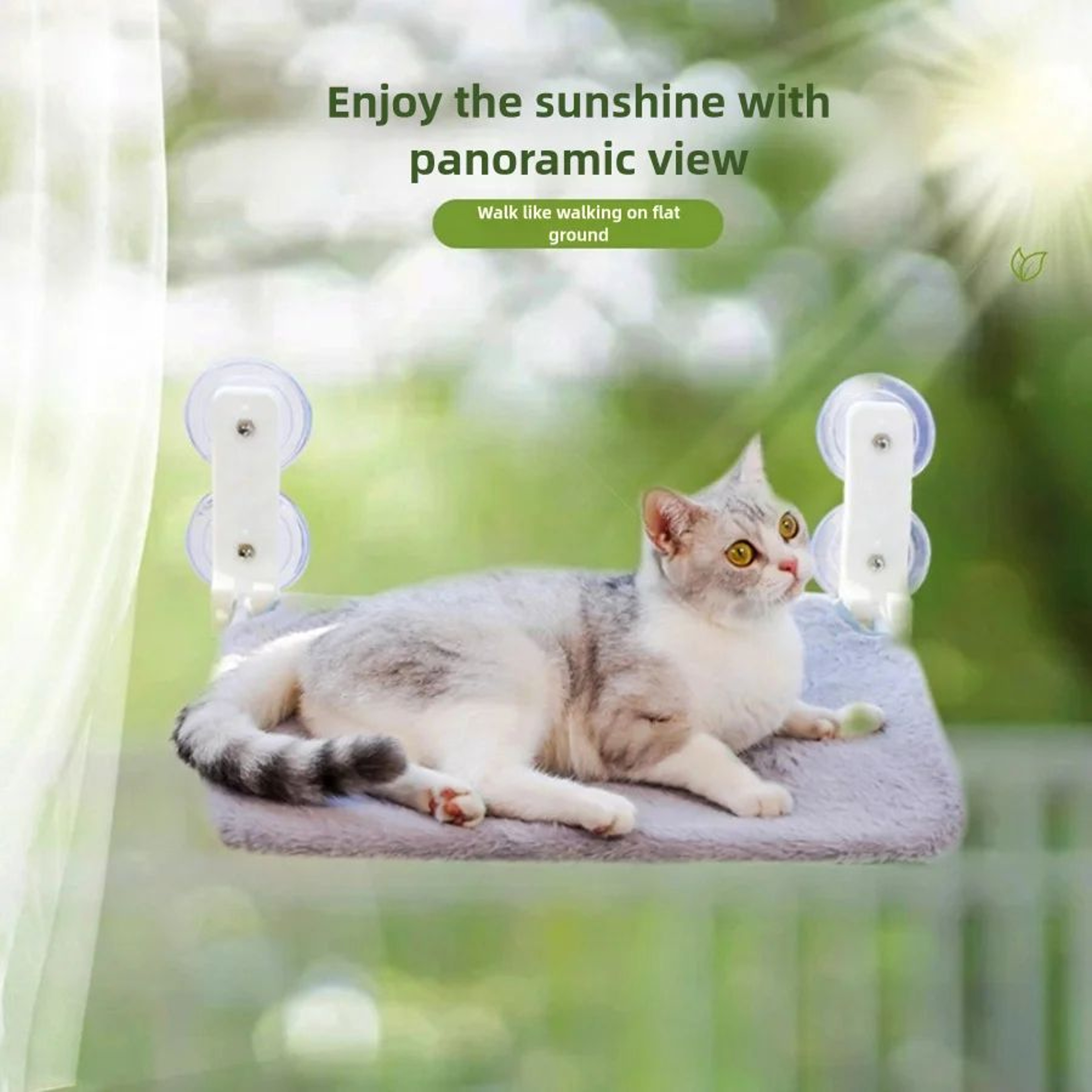 CozyView Folding Cat Window Hammock Bed 3