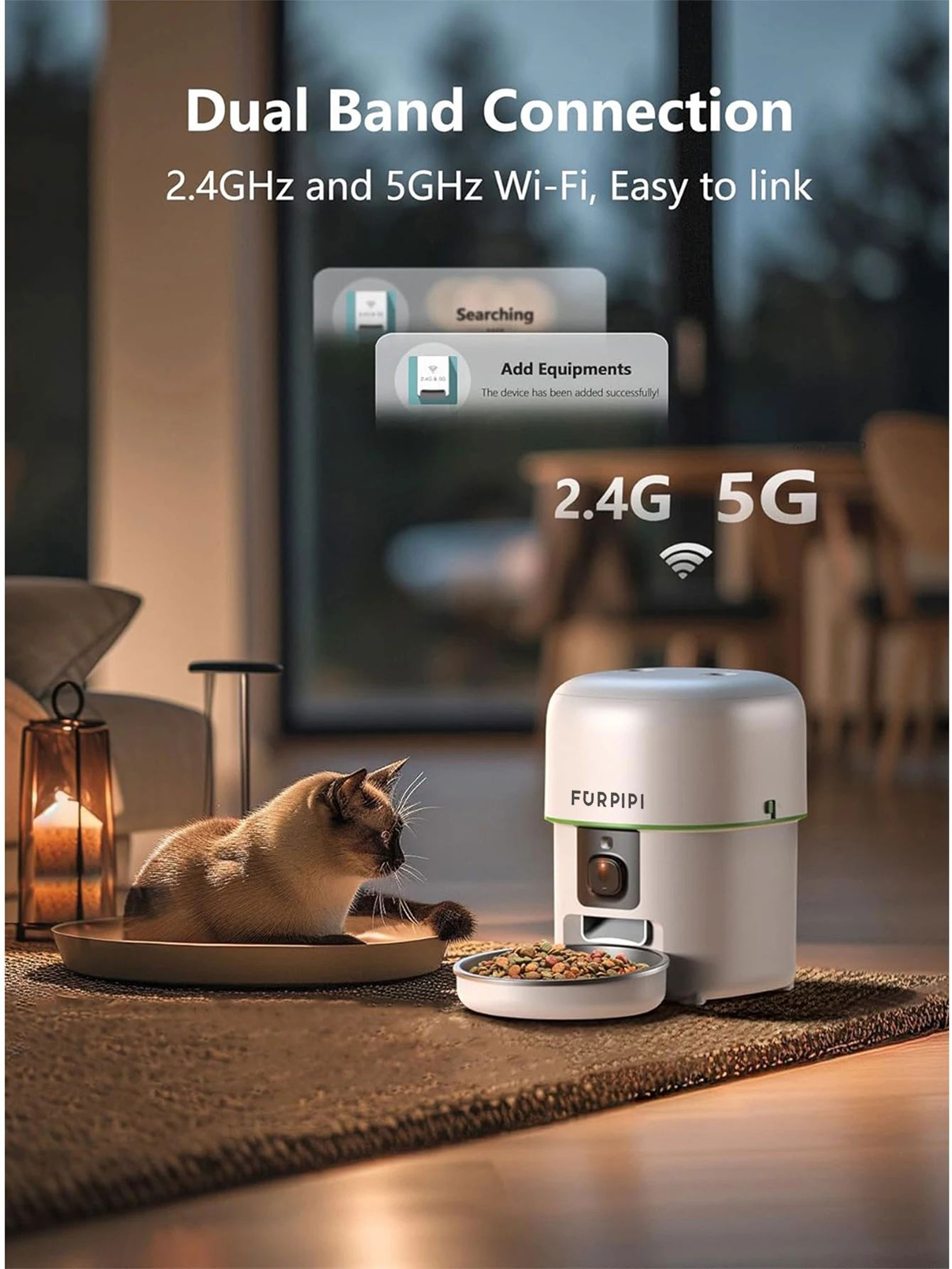 SmartServe HD Automatic Cat Feeder With Camera 1