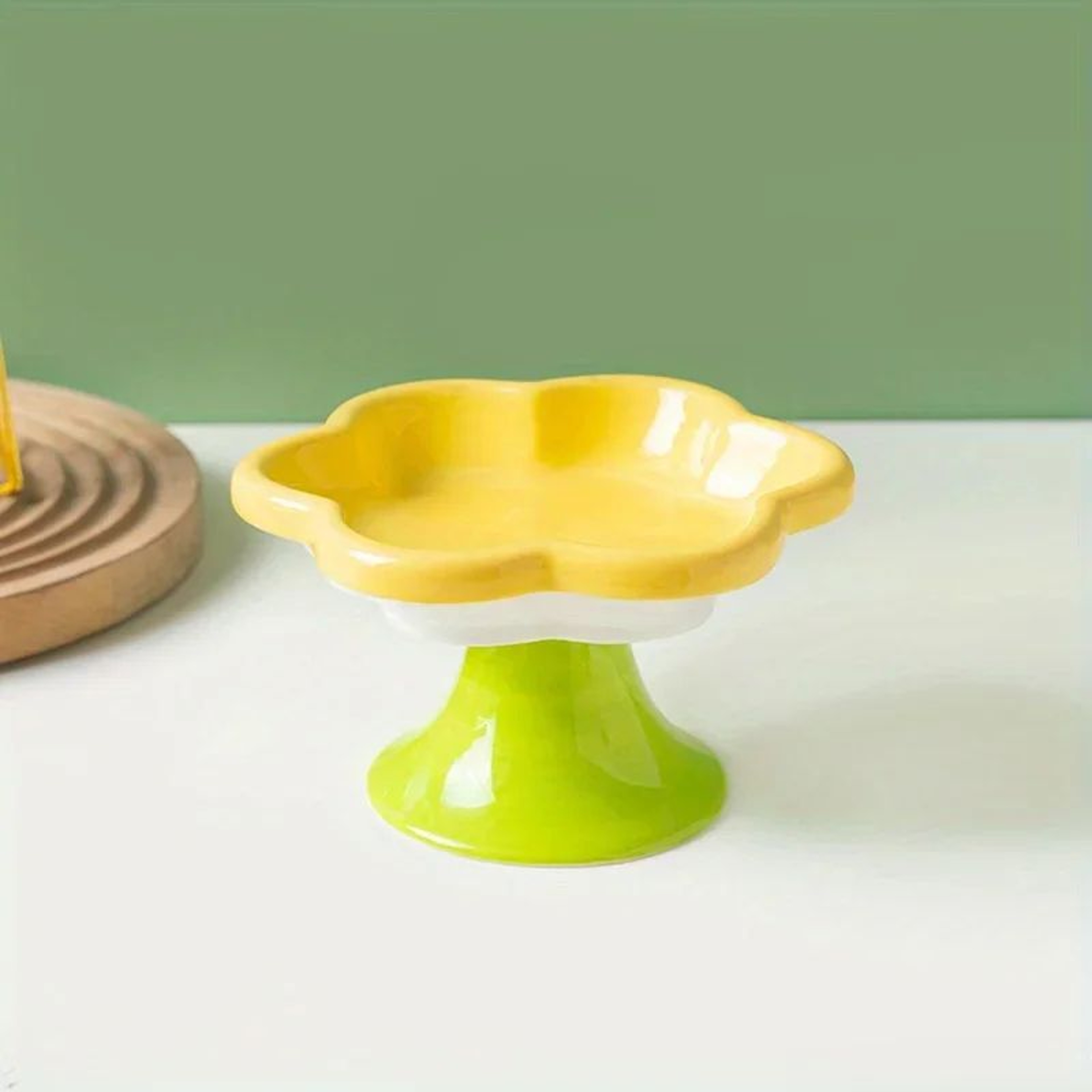 BloomPaws Elevated Ceramic Pet Bowl 8